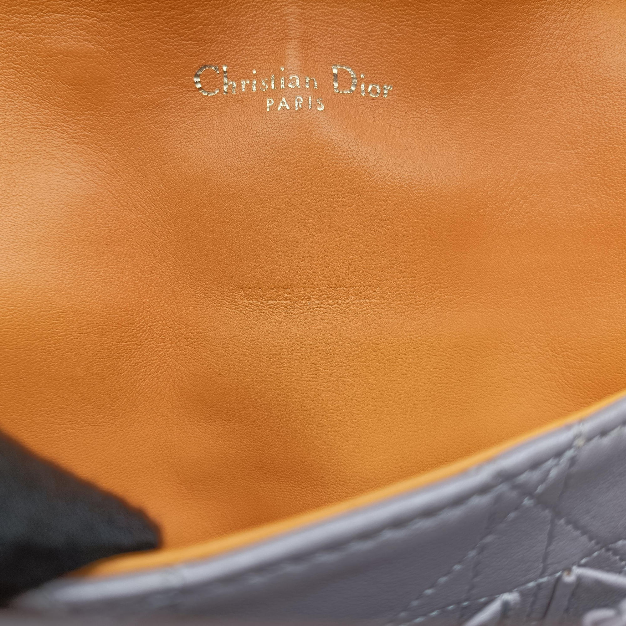 Secondhand Christian Dior Miss Dior Cannage New Rock Yellow lambskin  shoulderbag | stylenewstar
