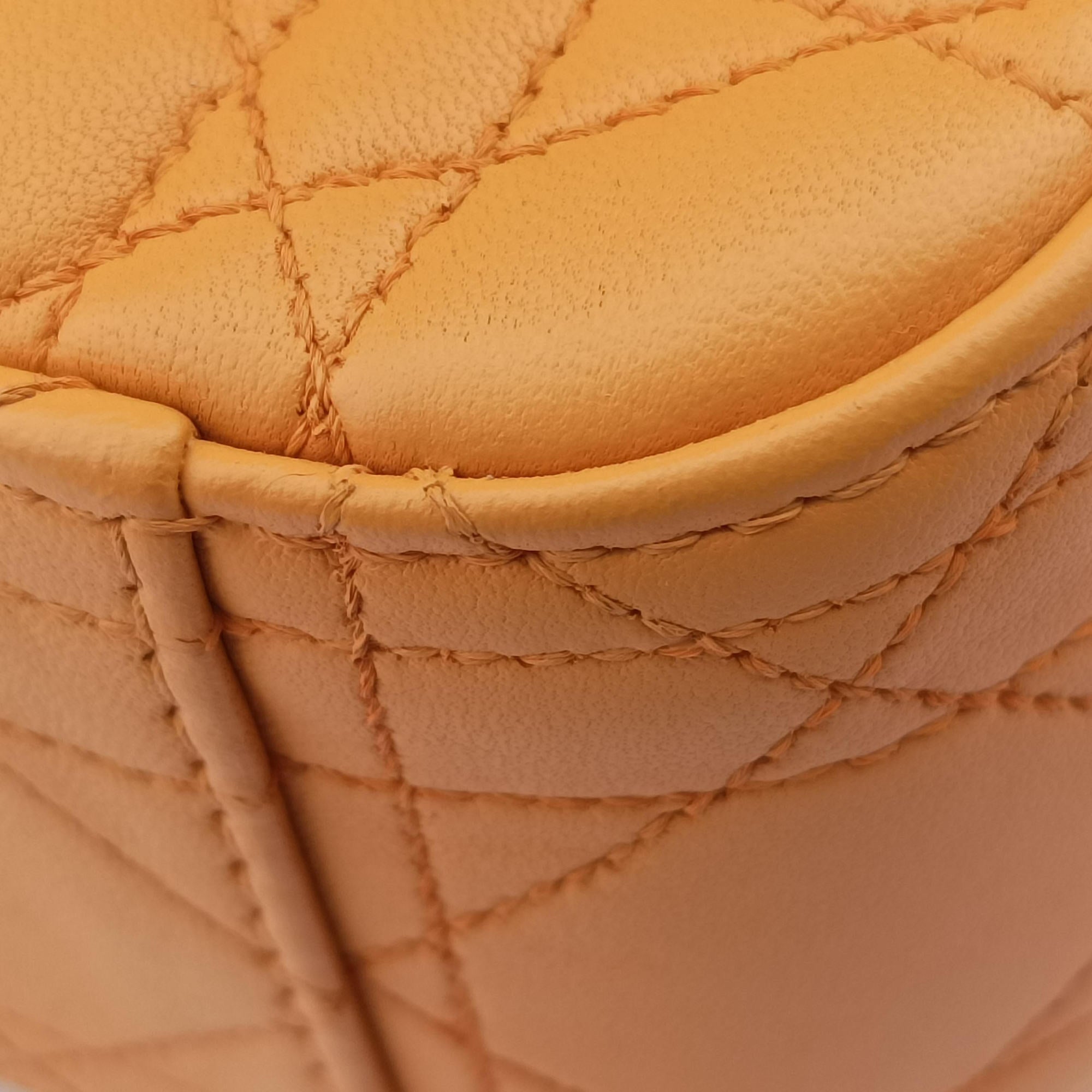 Secondhand Christian Dior Miss Dior Cannage New Rock Yellow lambskin  shoulderbag | stylenewstar