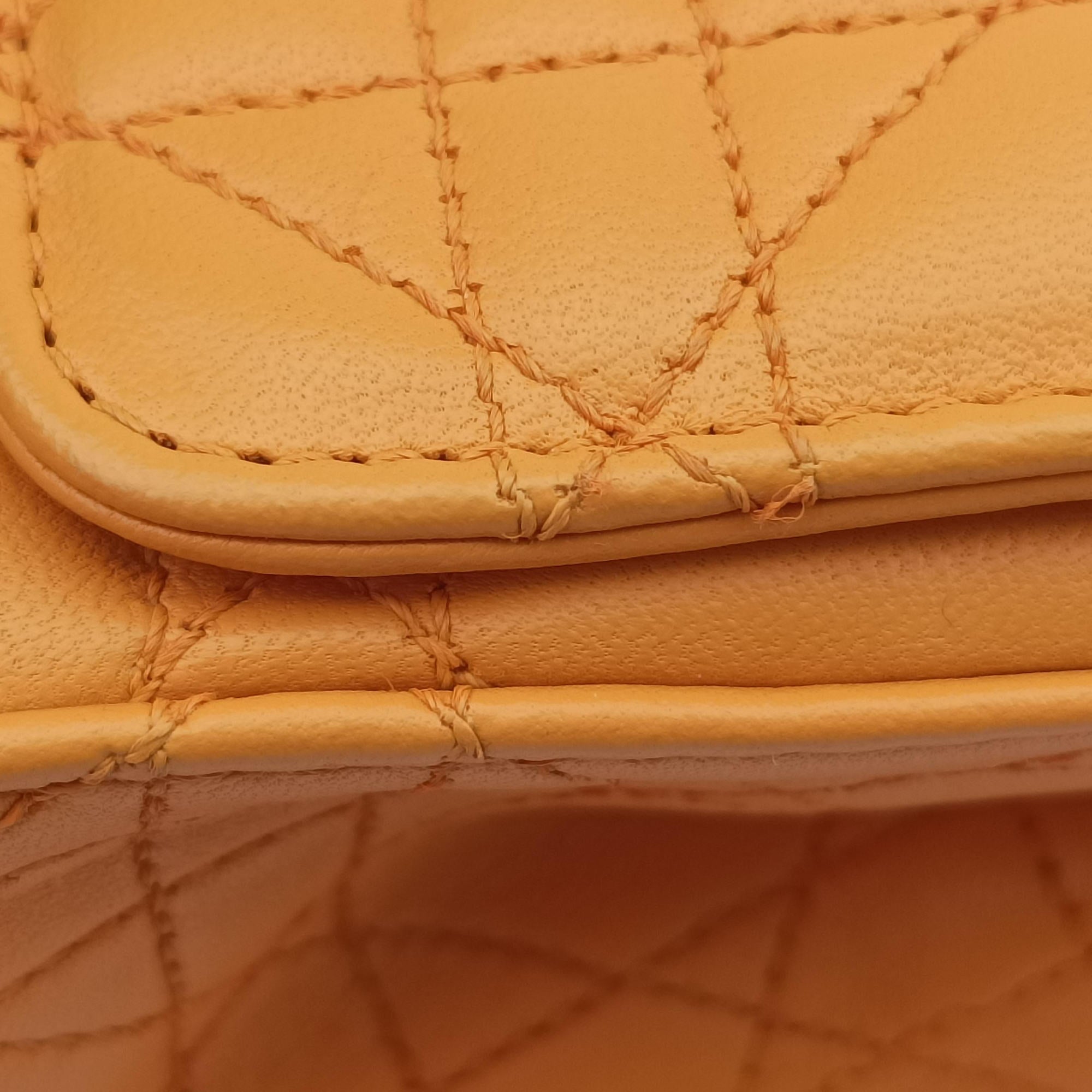 Secondhand Christian Dior Miss Dior Cannage New Rock Yellow lambskin  shoulderbag | stylenewstar