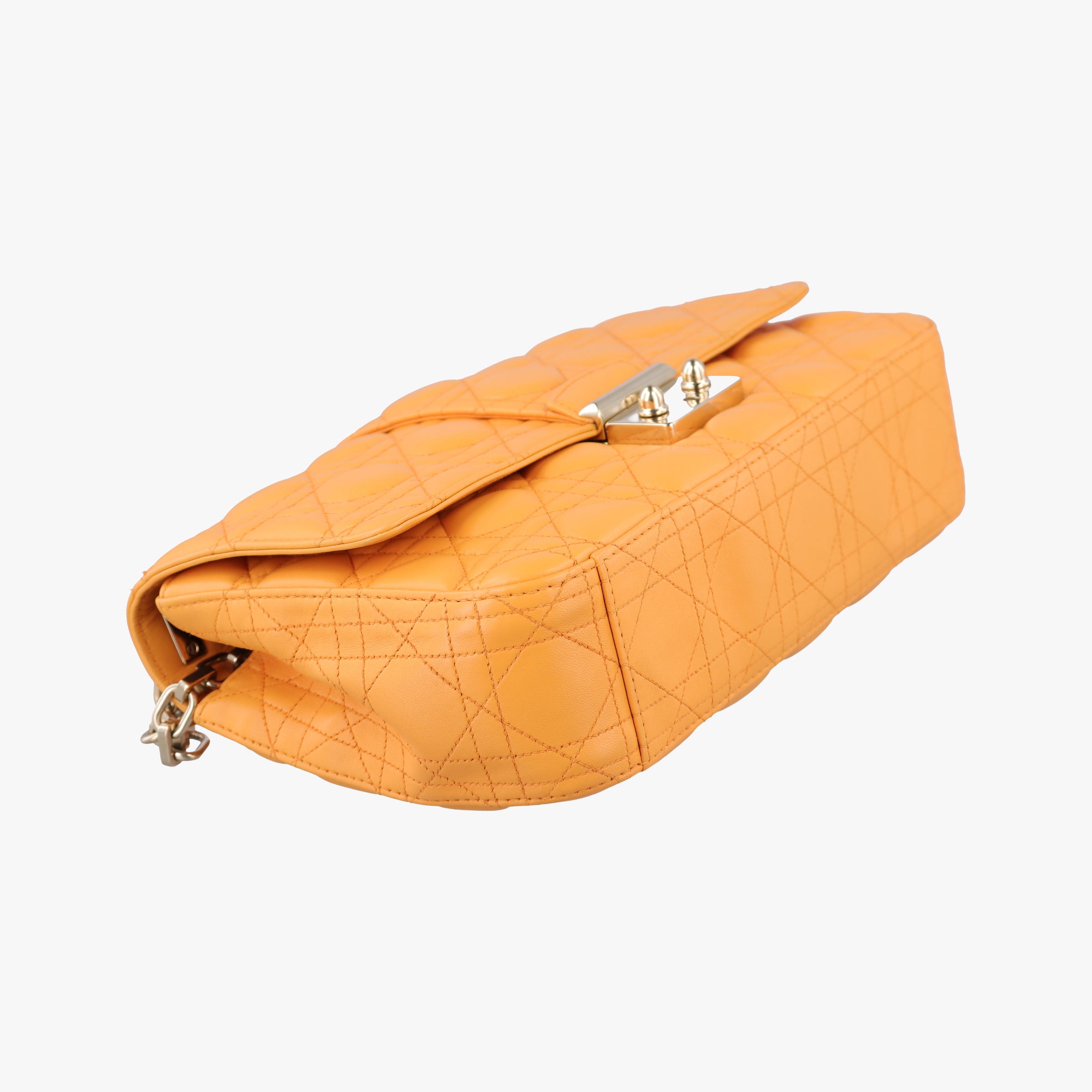 Secondhand Christian Dior Miss Dior Cannage New Rock Yellow lambskin  shoulderbag | stylenewstar