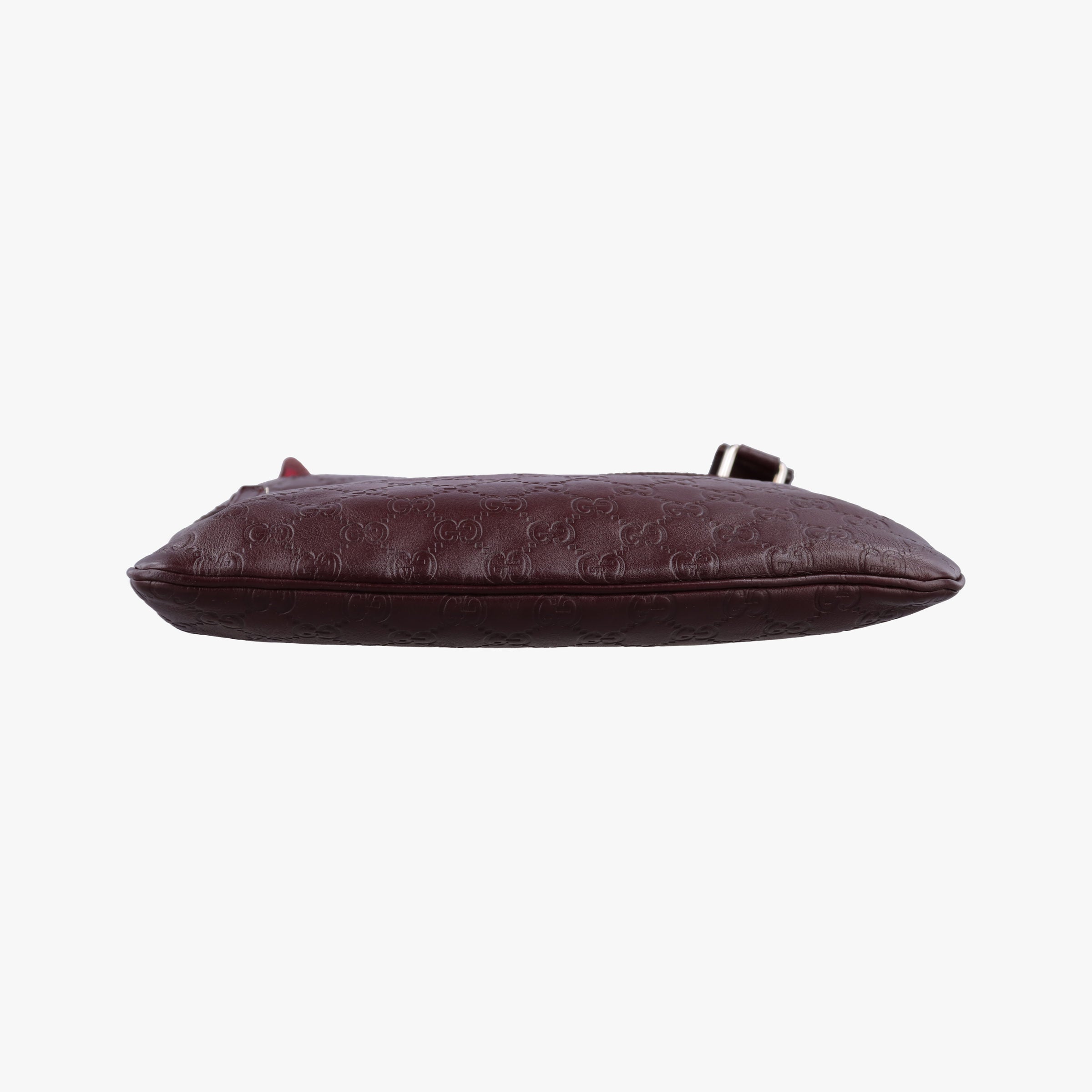 Secondhand Gucci GG Imprime messenger Burgundy Leather 264217 shoulderbag | stylenewstar