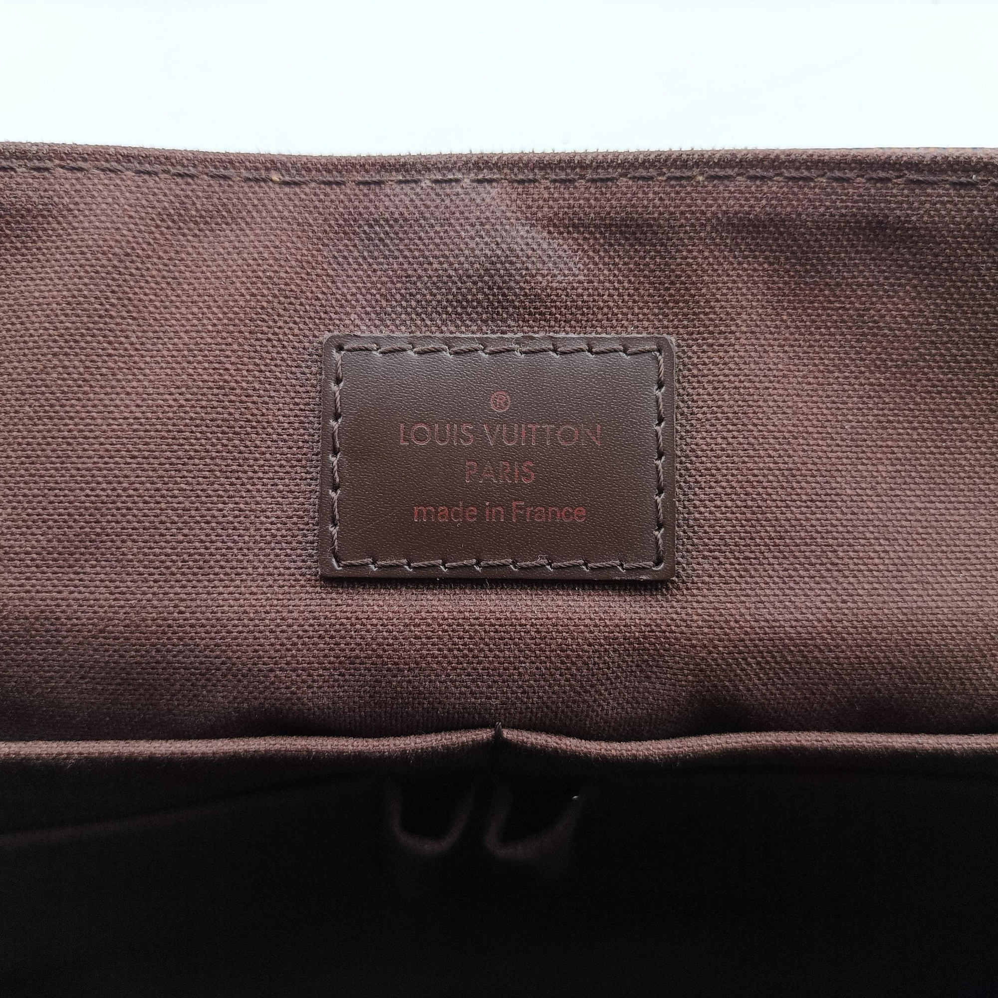 Pre-owned Louis Vuitton BROOKLYN MM EBENE Damier Canvas N51212 shoulderbag | stylenewstar