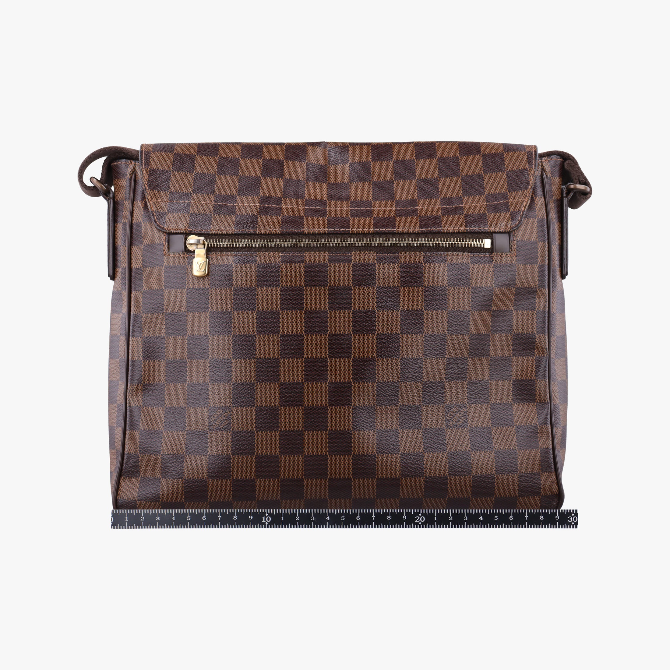 Pre-owned Louis Vuitton BROOKLYN MM EBENE Damier Canvas N51212 shoulderbag | stylenewstar