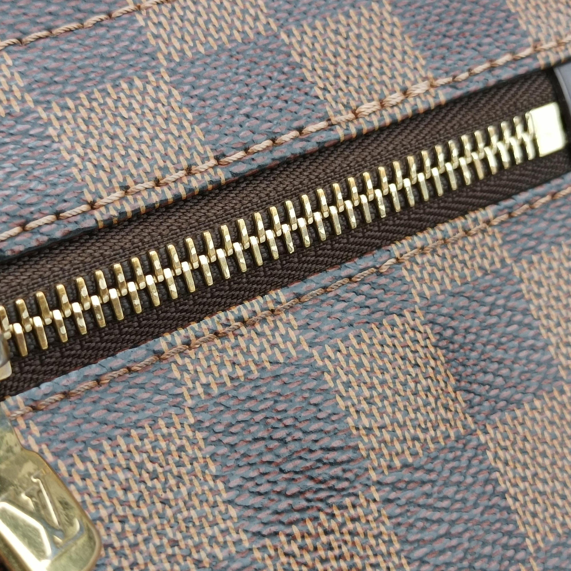 Pre-owned Louis Vuitton BROOKLYN MM EBENE Damier Canvas N51212 shoulderbag | stylenewstar