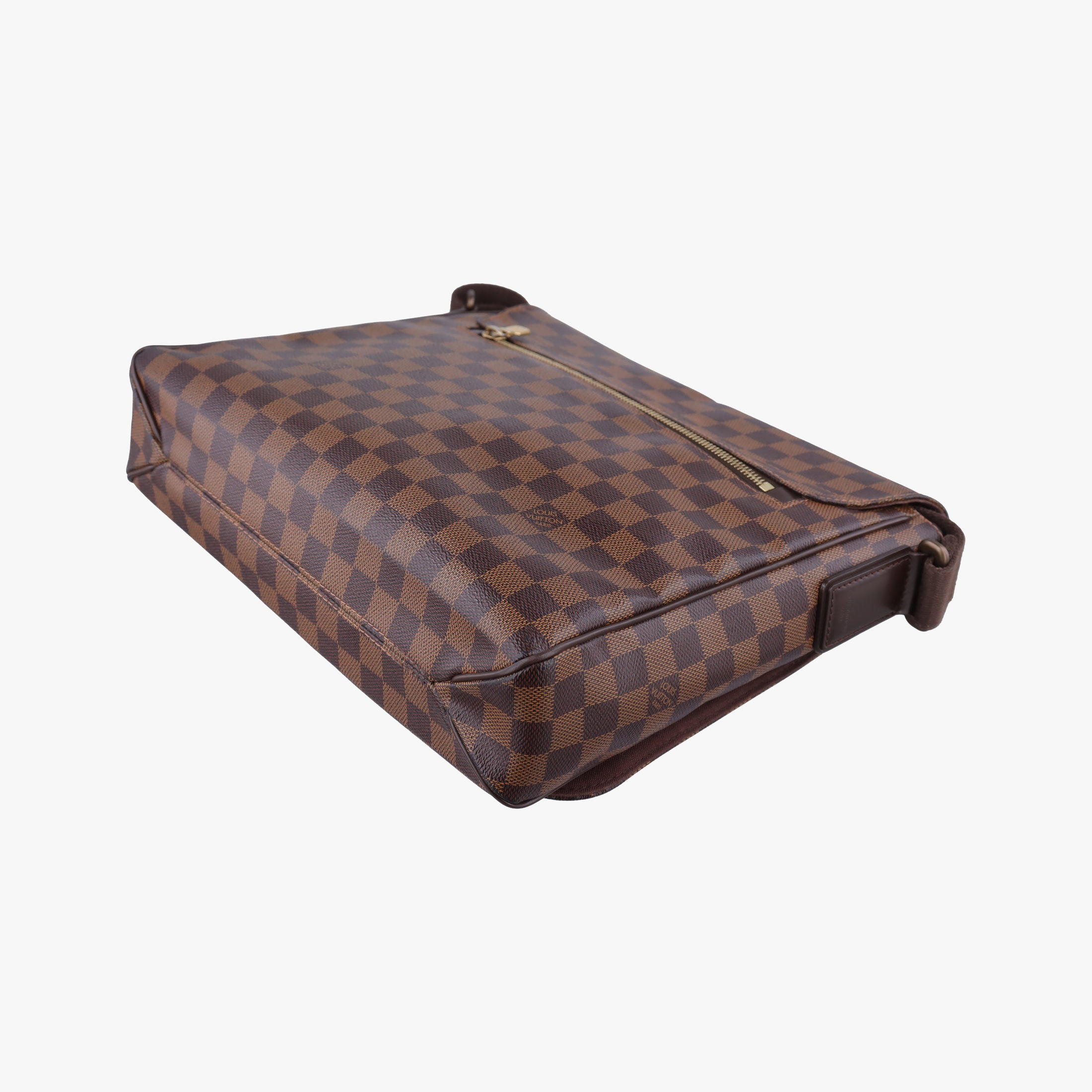 Pre-owned Louis Vuitton BROOKLYN MM EBENE Damier Canvas N51212 shoulderbag | stylenewstar