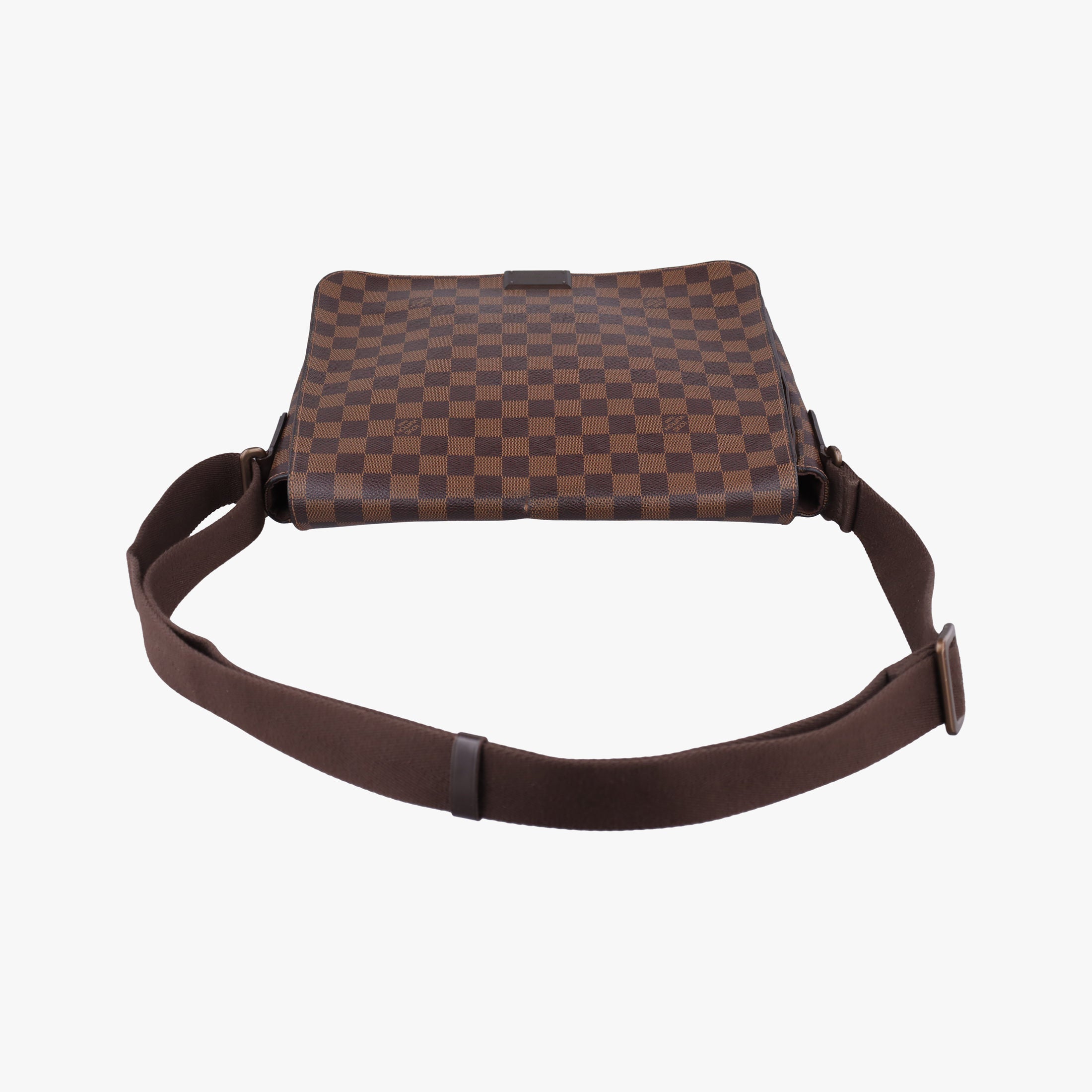 Pre-owned Louis Vuitton BROOKLYN MM EBENE Damier Canvas N51212 shoulderbag | stylenewstar