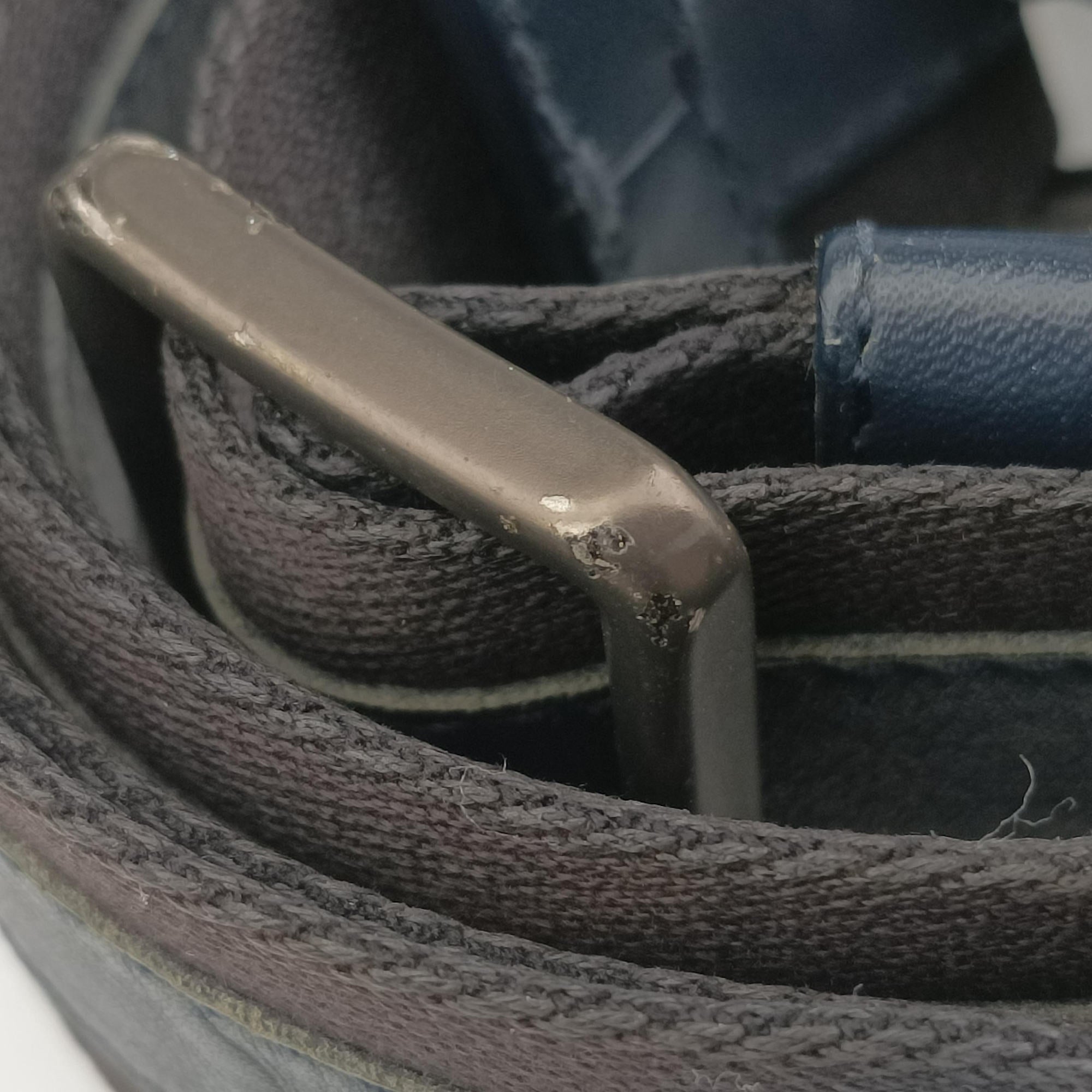 Pre-owned Bottega Veneta Intrecciato Navy lambskin  shoulderbag | stylenewstar