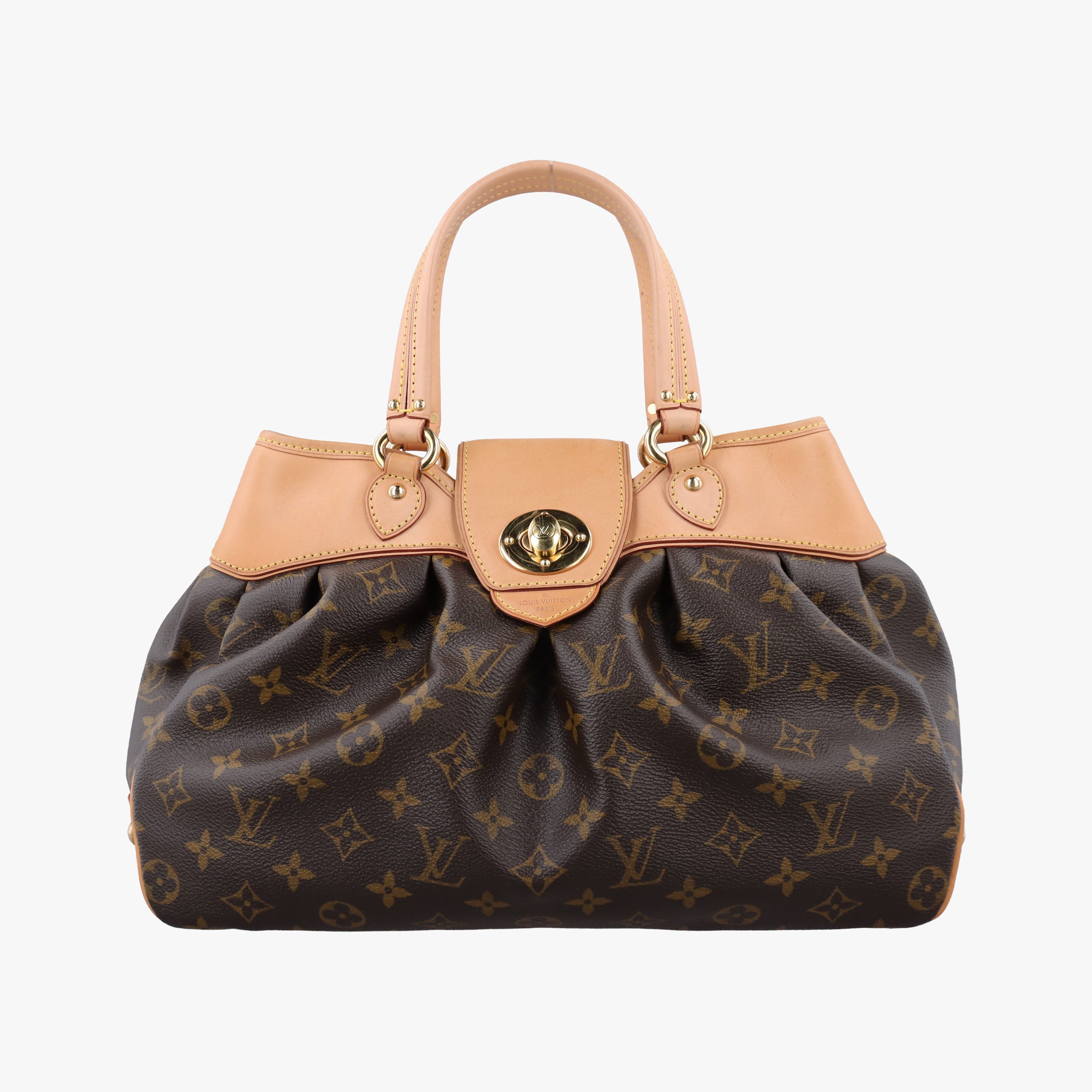 Pre-owned Louis Vuitton Boesy PM Brown Monogram Canvas M45715 handbag | stylenewstar