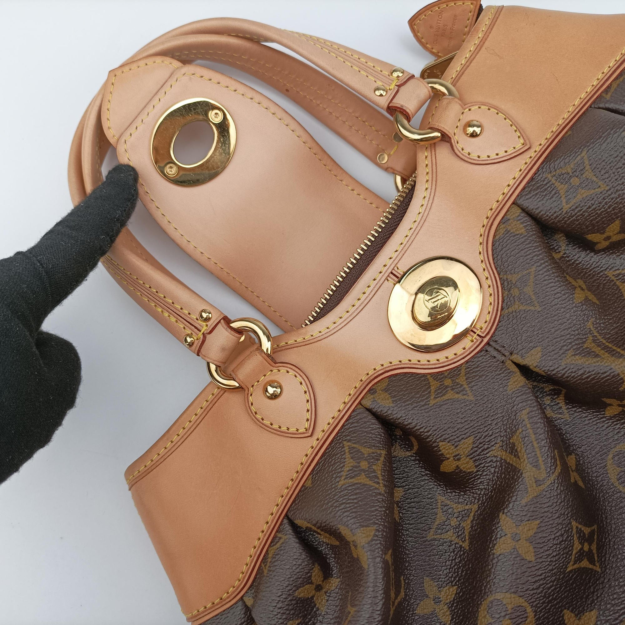 Pre-owned Louis Vuitton Boesy PM Brown Monogram Canvas M45715 handbag | stylenewstar