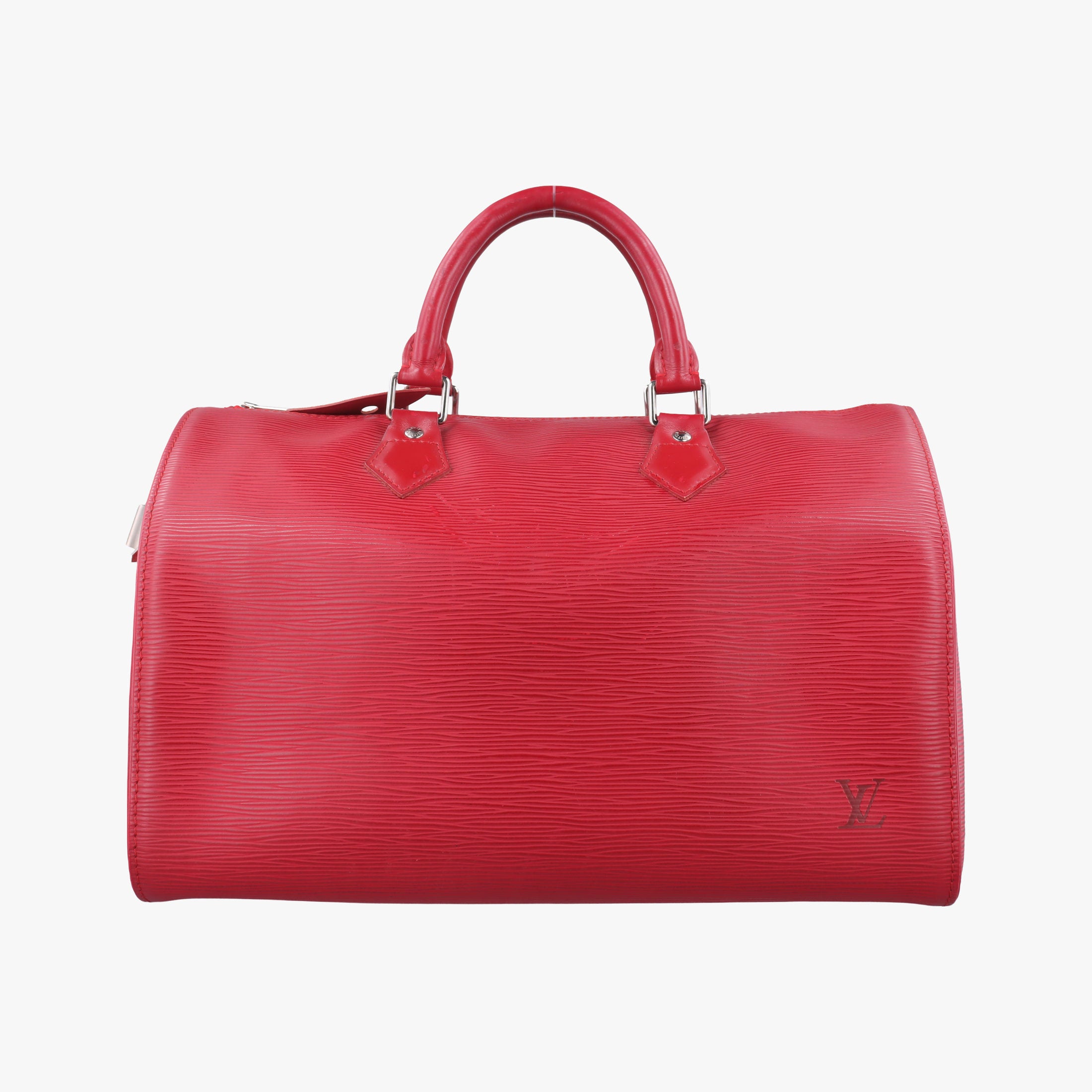Pre-owned Louis Vuitton Speedy 30 Castillian Red epi M43007 handbag | stylenewstar