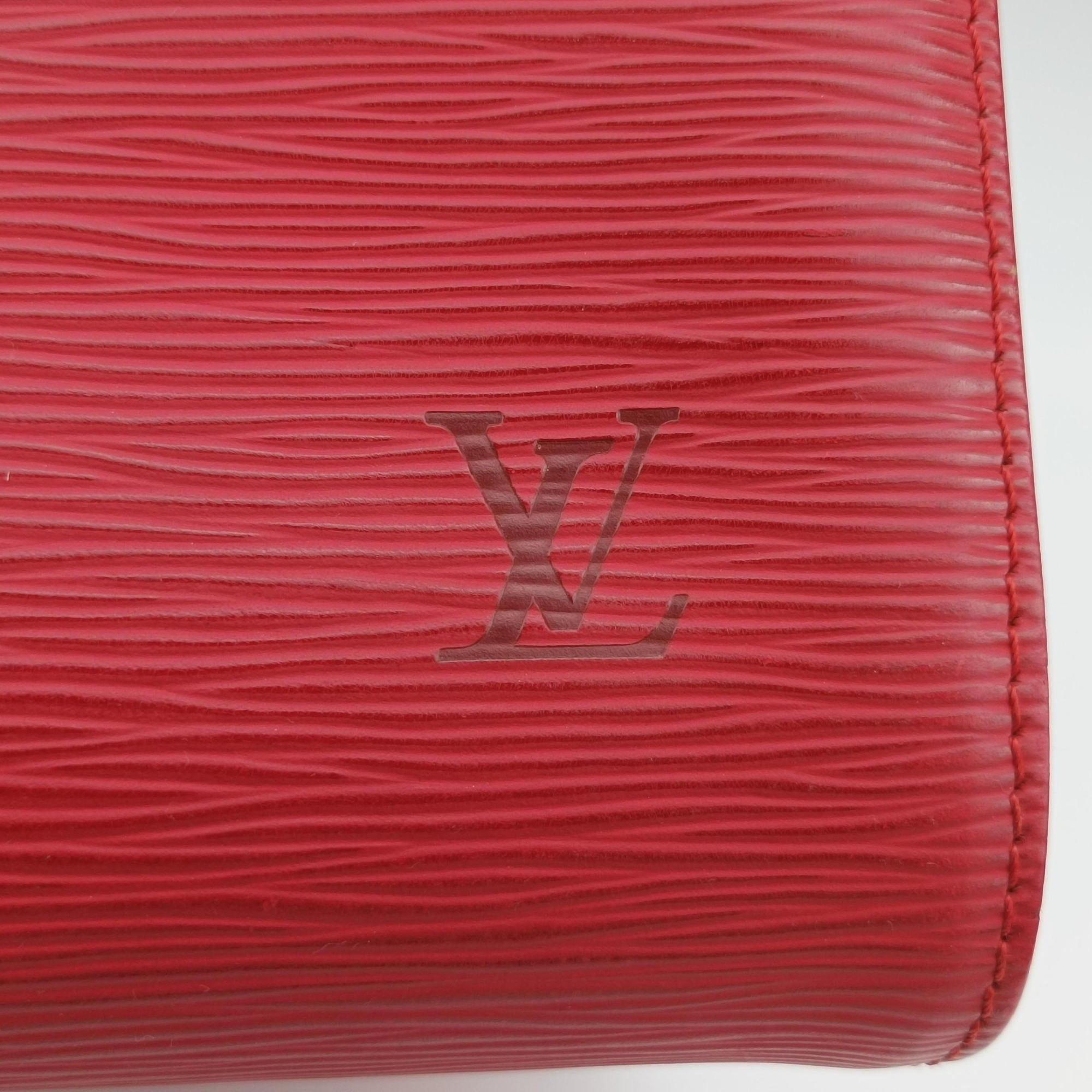 Pre-owned Louis Vuitton Speedy 30 Castillian Red epi M43007 handbag | stylenewstar