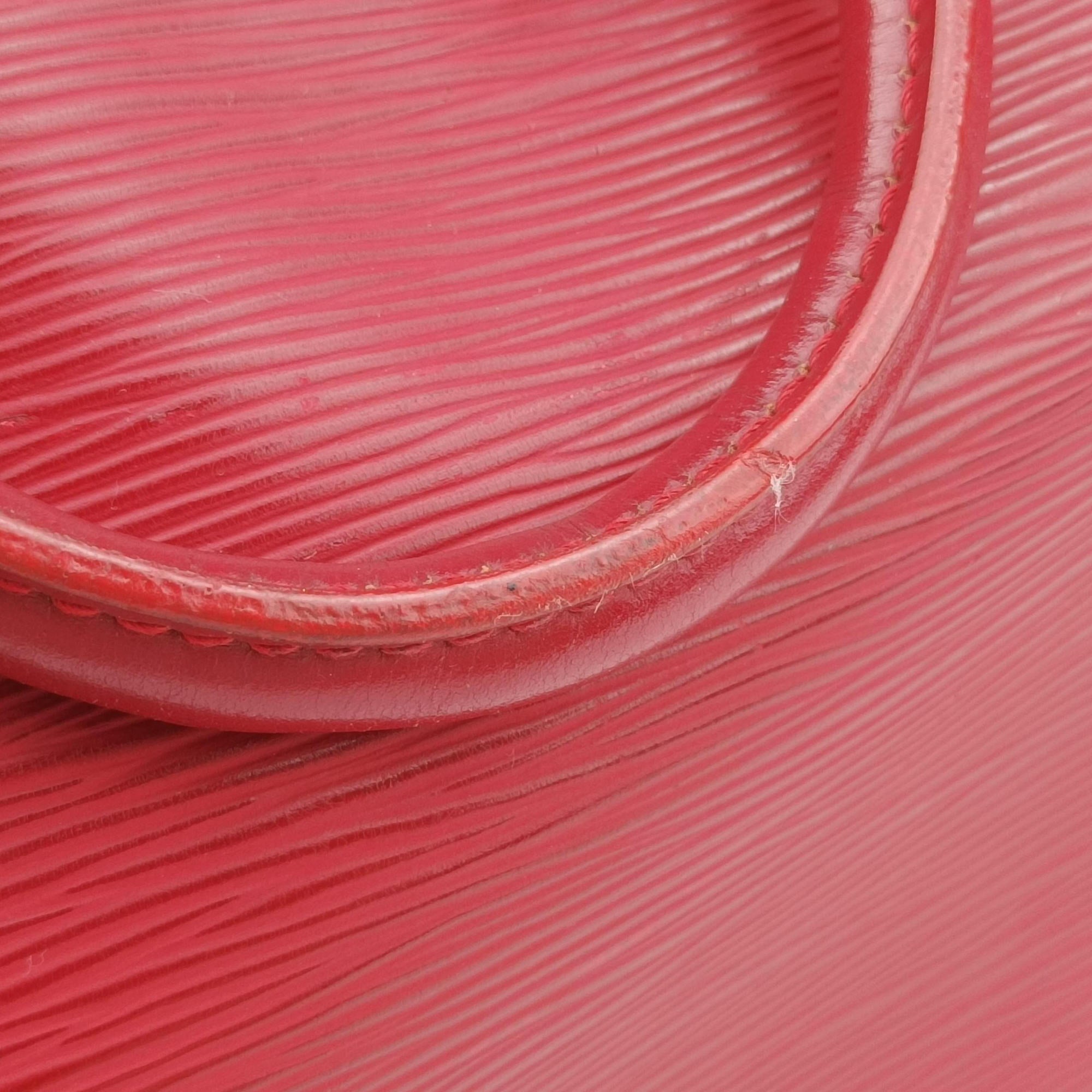 Pre-owned Louis Vuitton Speedy 30 Castillian Red epi M43007 handbag | stylenewstar