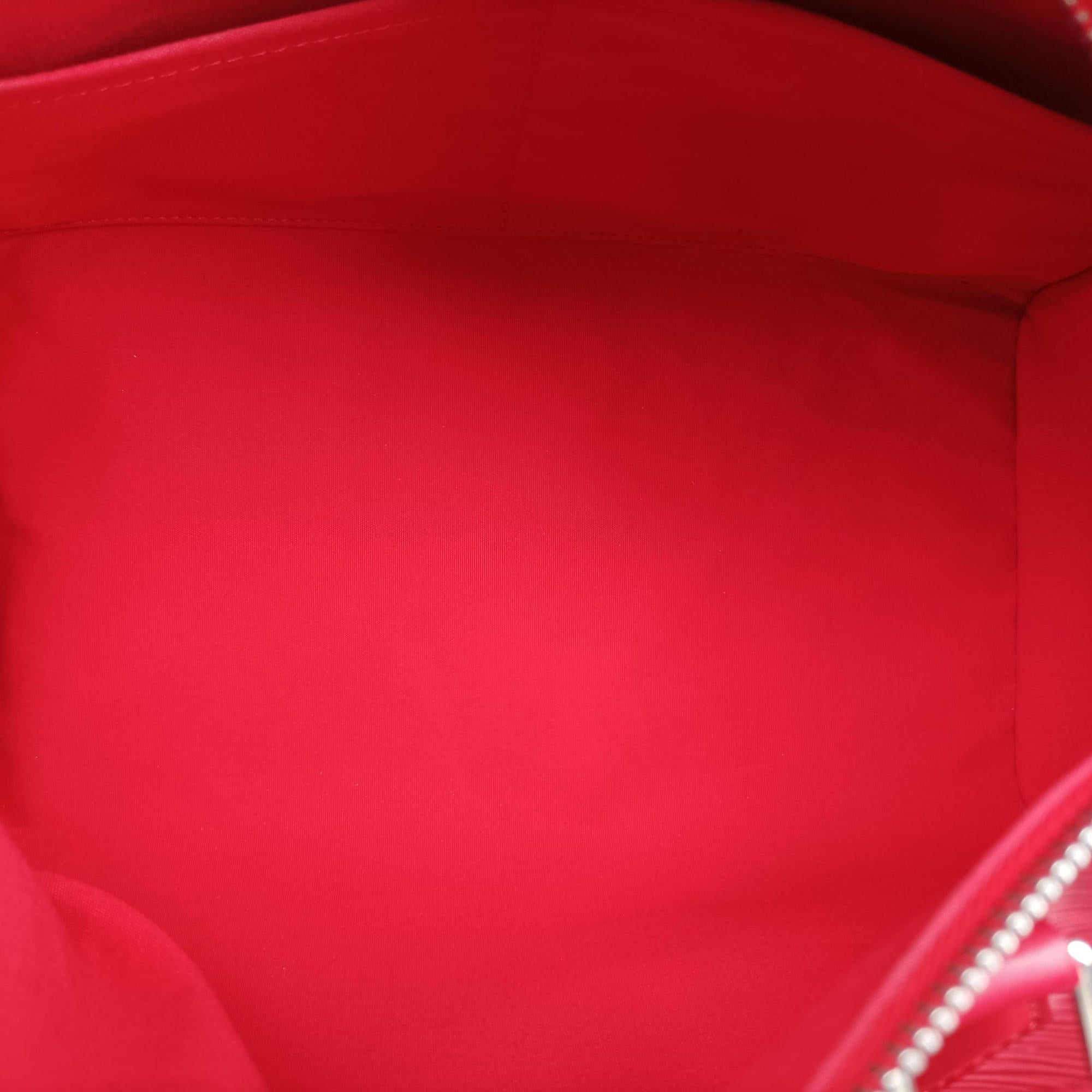 Pre-owned Louis Vuitton Speedy 30 Castillian Red epi M43007 handbag | stylenewstar