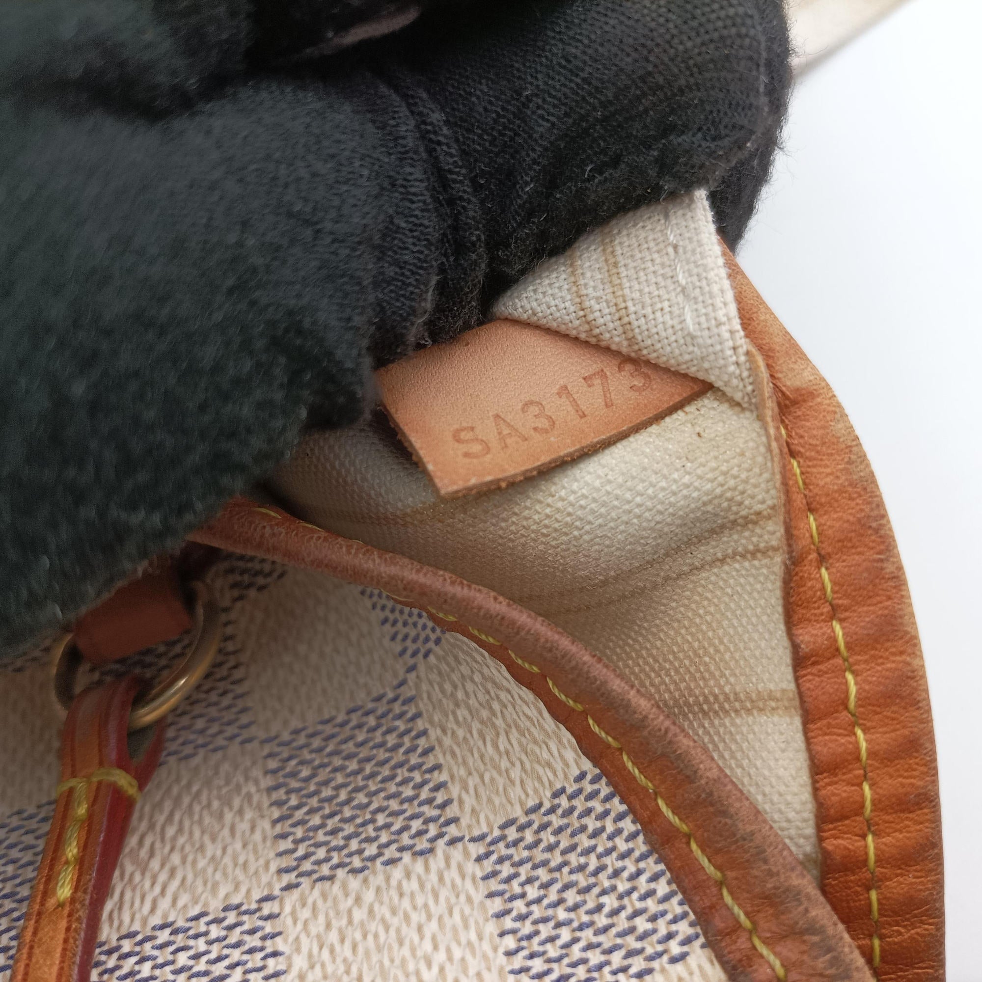 Vintage Louis Vuitton Neverfull MM Azur Damier Canvas N51107 shoulderbag | stylenewstar