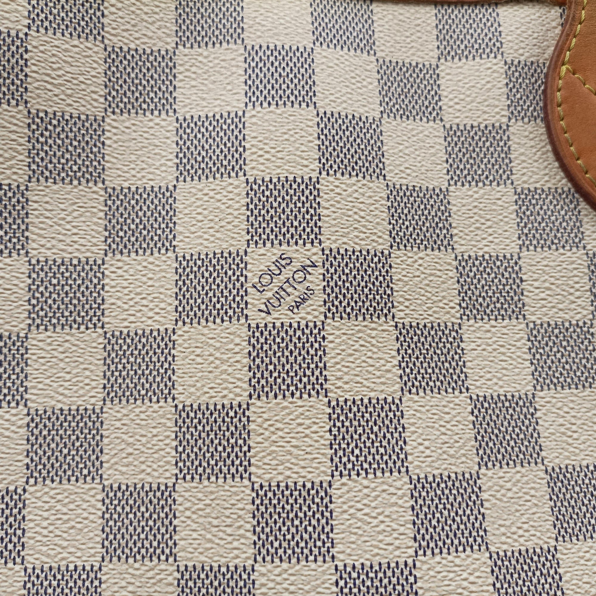 Vintage Louis Vuitton Neverfull MM Azur Damier Canvas N51107 shoulderbag | stylenewstar