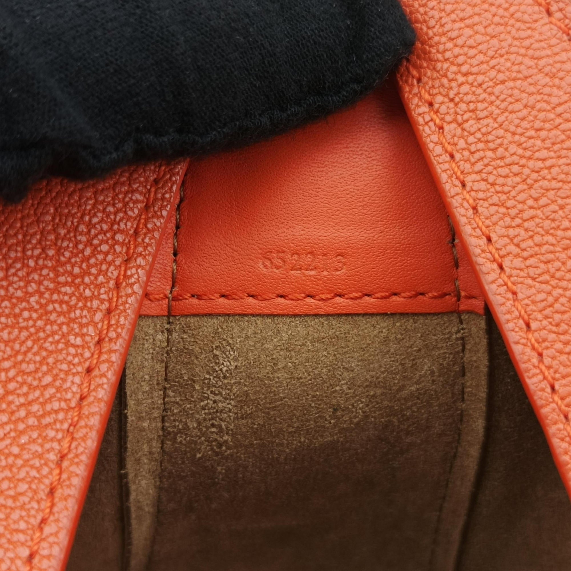 Pre-owned Loewe Luna Orange leather  shoulderbag | stylenewstar