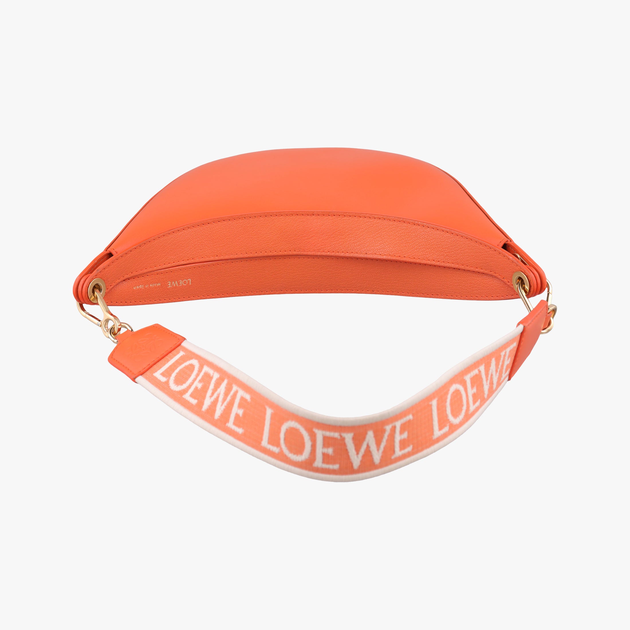 Pre-owned Loewe Luna Orange leather  shoulderbag | stylenewstar