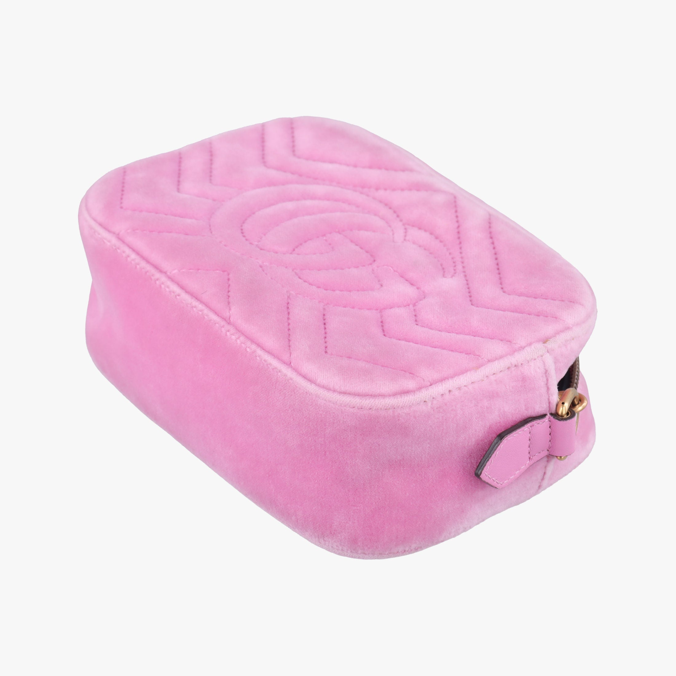 Vintage Gucci GG Marmont Pink velour 448065 shoulderbag | stylenewstar