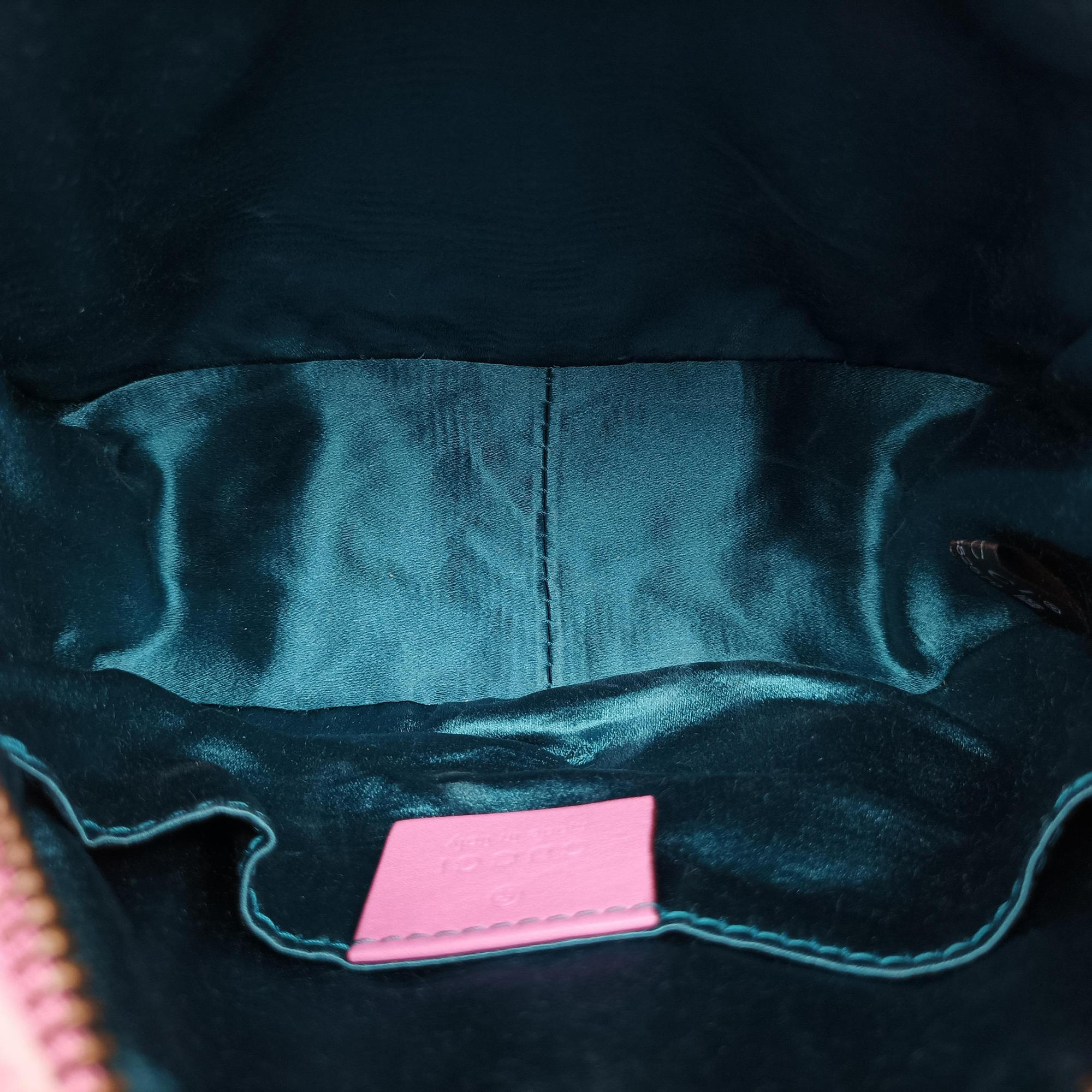 Vintage Gucci GG Marmont Pink velour 448065 shoulderbag | stylenewstar