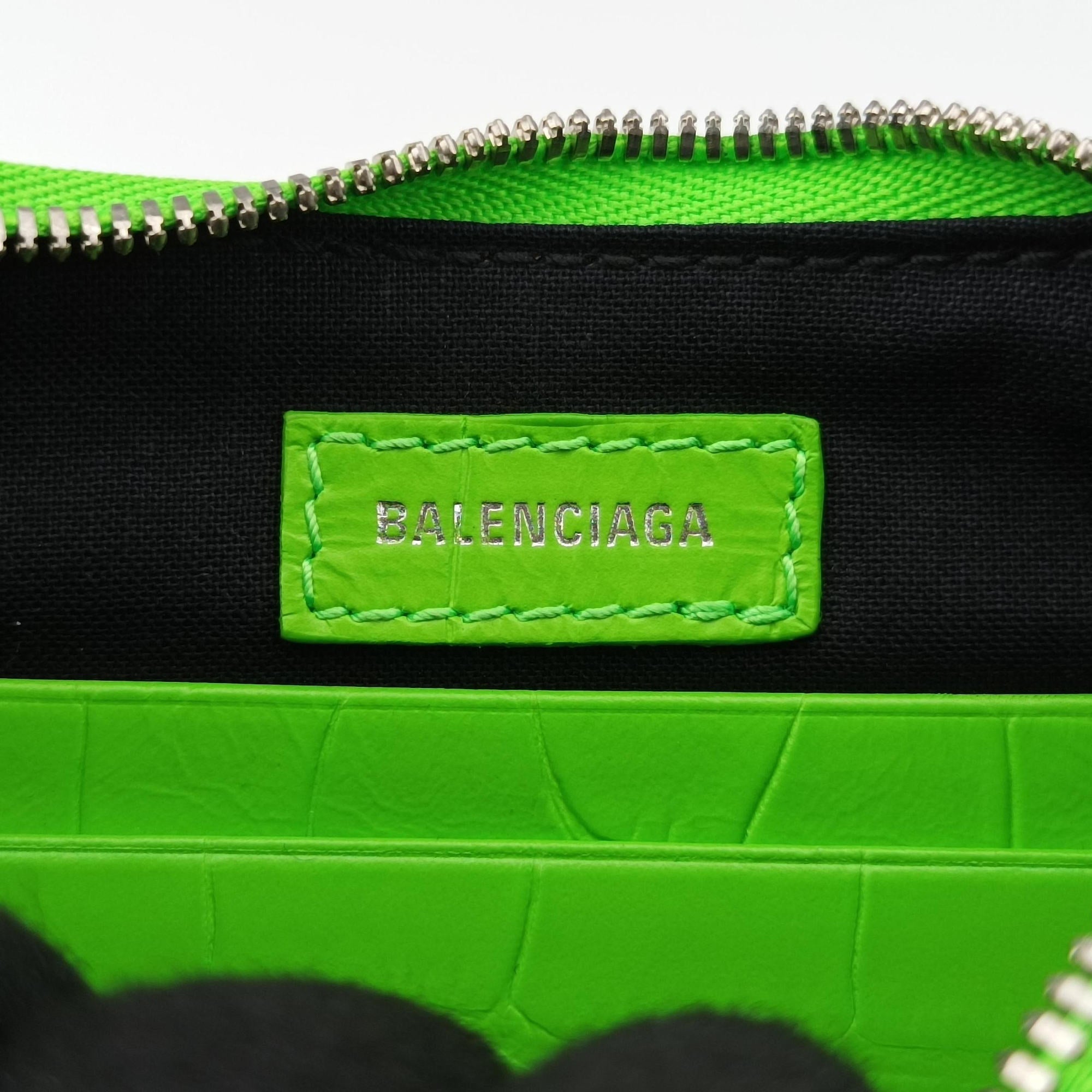 Secondhand Balenciaga Le Cagole Green Leather  shoulderbag | stylenewstar