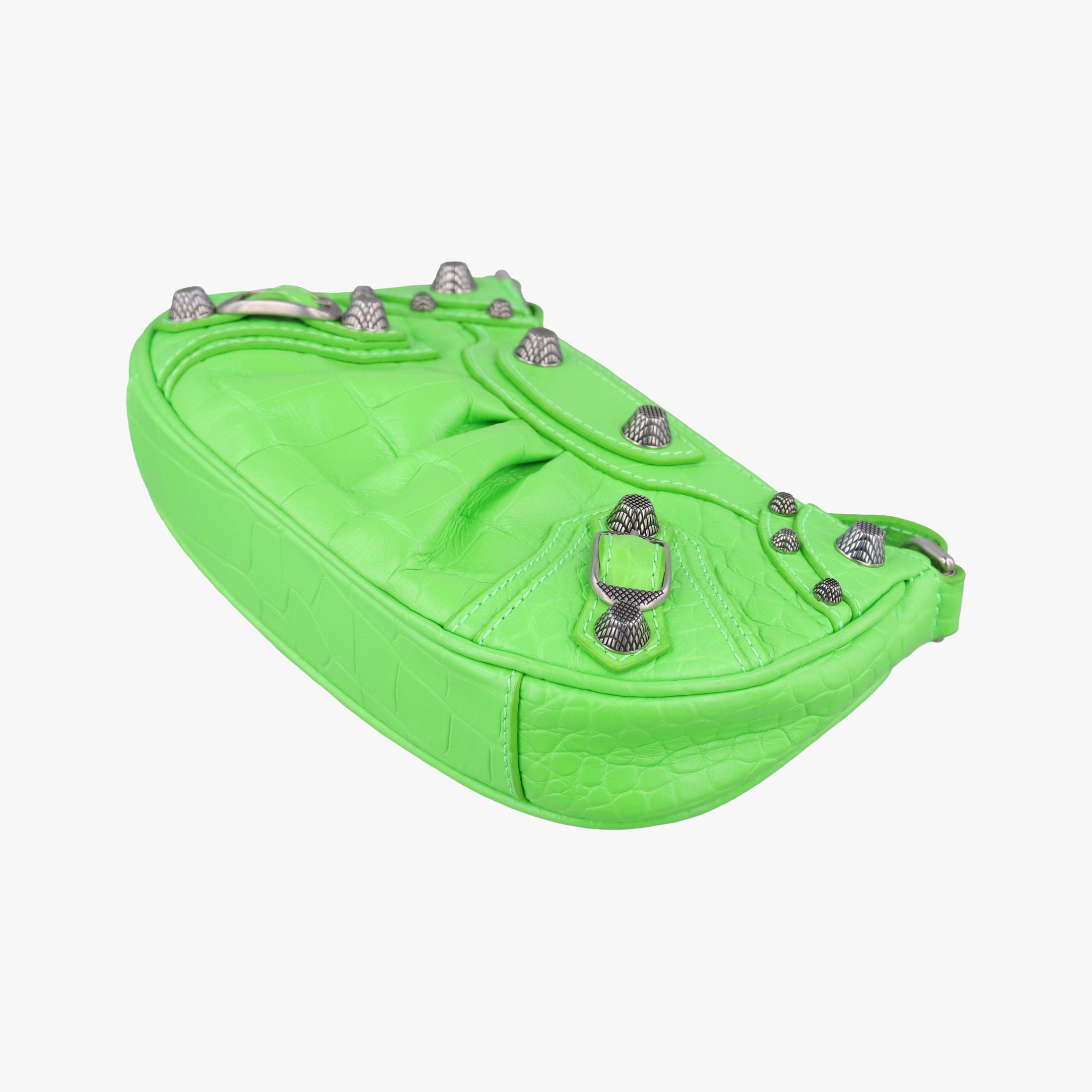 Secondhand Balenciaga Le Cagole Green Leather  shoulderbag | stylenewstar