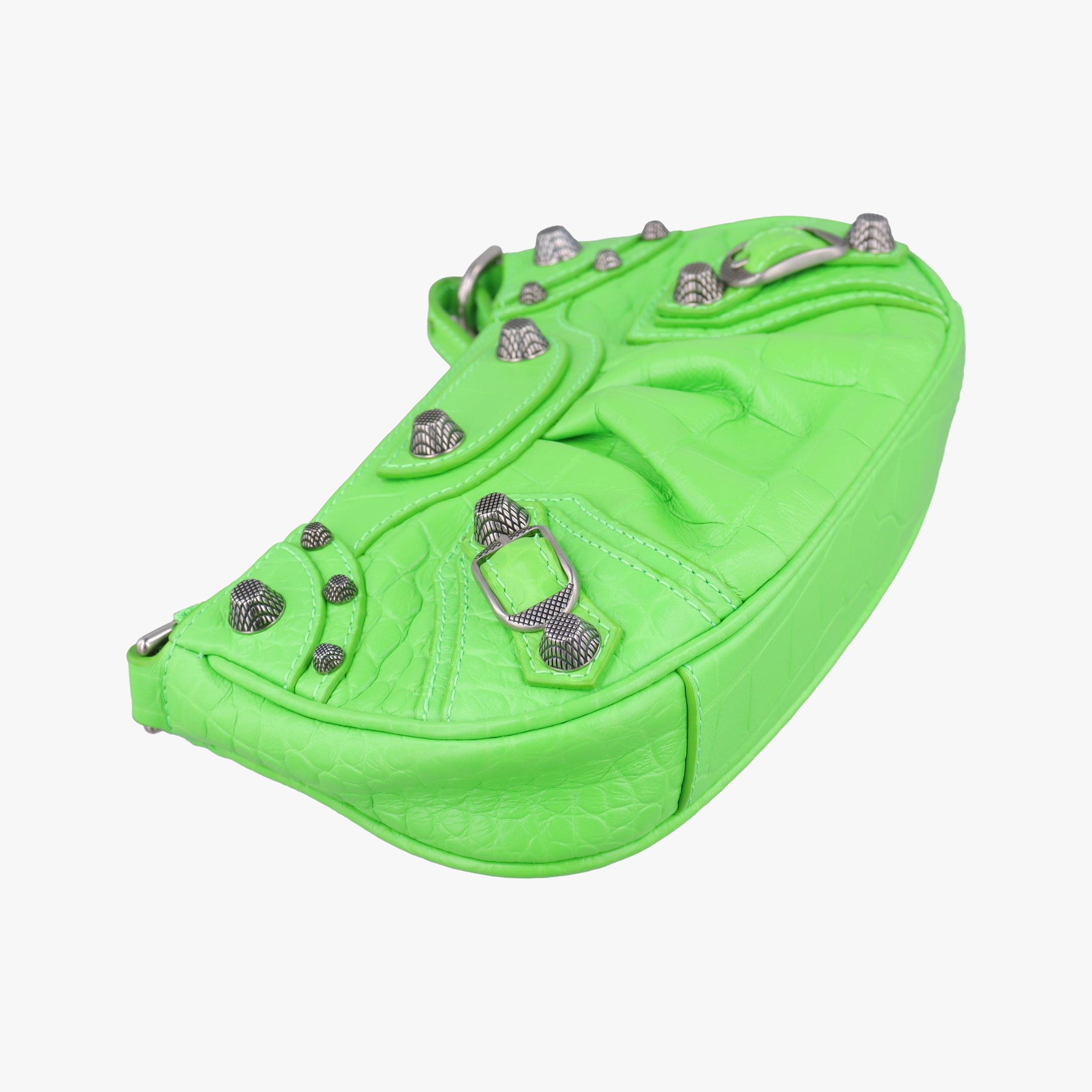 Secondhand Balenciaga Le Cagole Green Leather  shoulderbag | stylenewstar