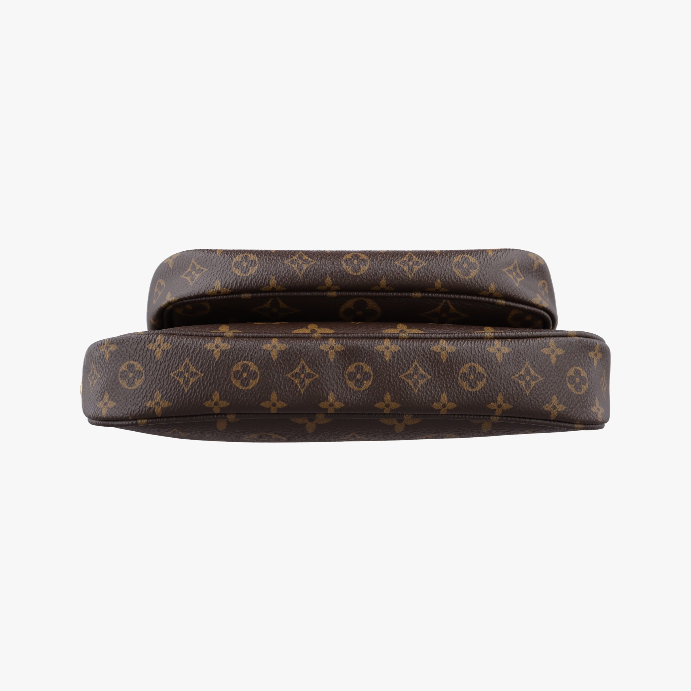 Pre-owned Louis Vuitton MULTI POCHETTE ACCESSOIRES MARRON×ROSE CLAIRE Monogram Canvas M44840 shoulderbag | stylenewstar