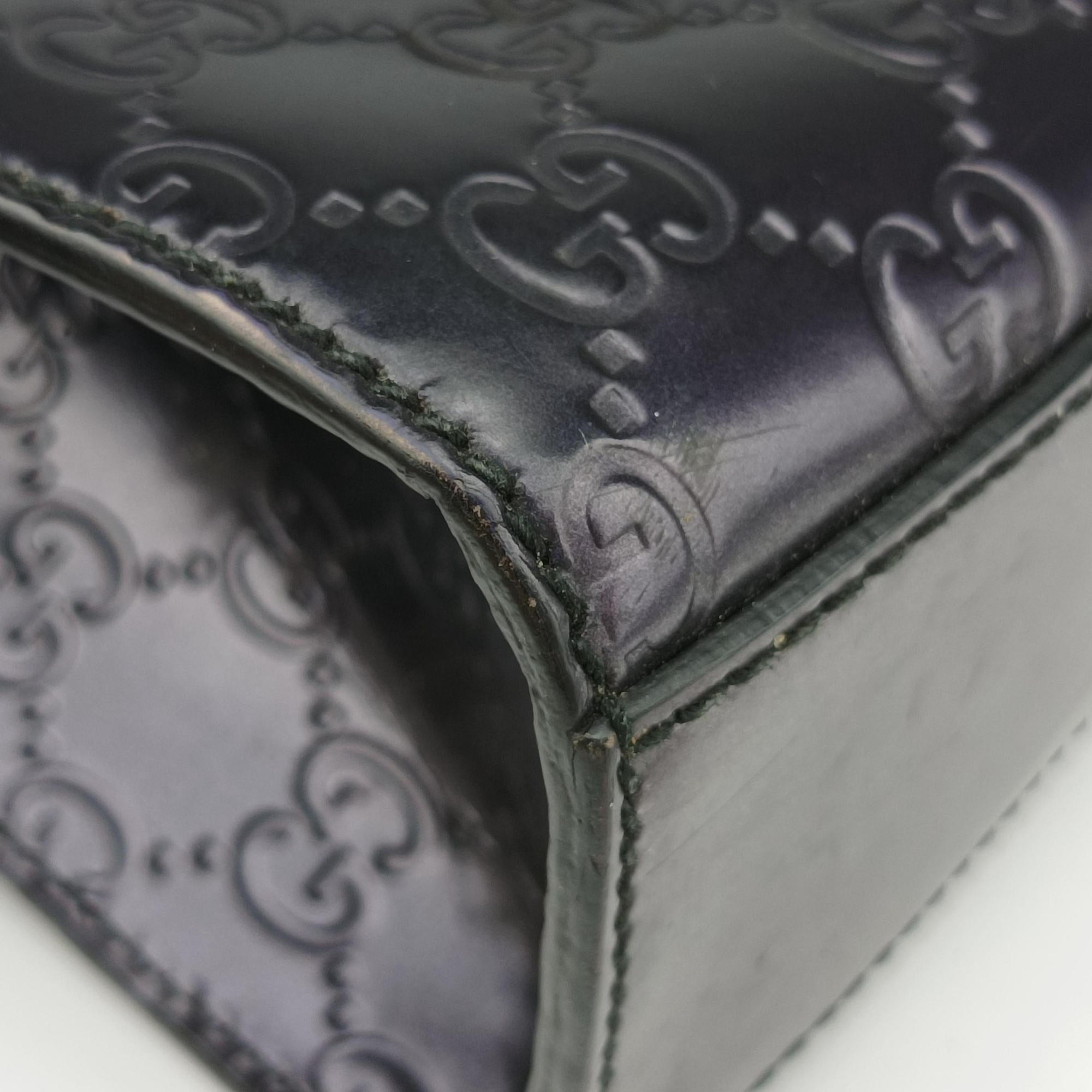 Vintage Gucci Emily Purple Patent Leather 295402 shoulderbag | stylenewstar