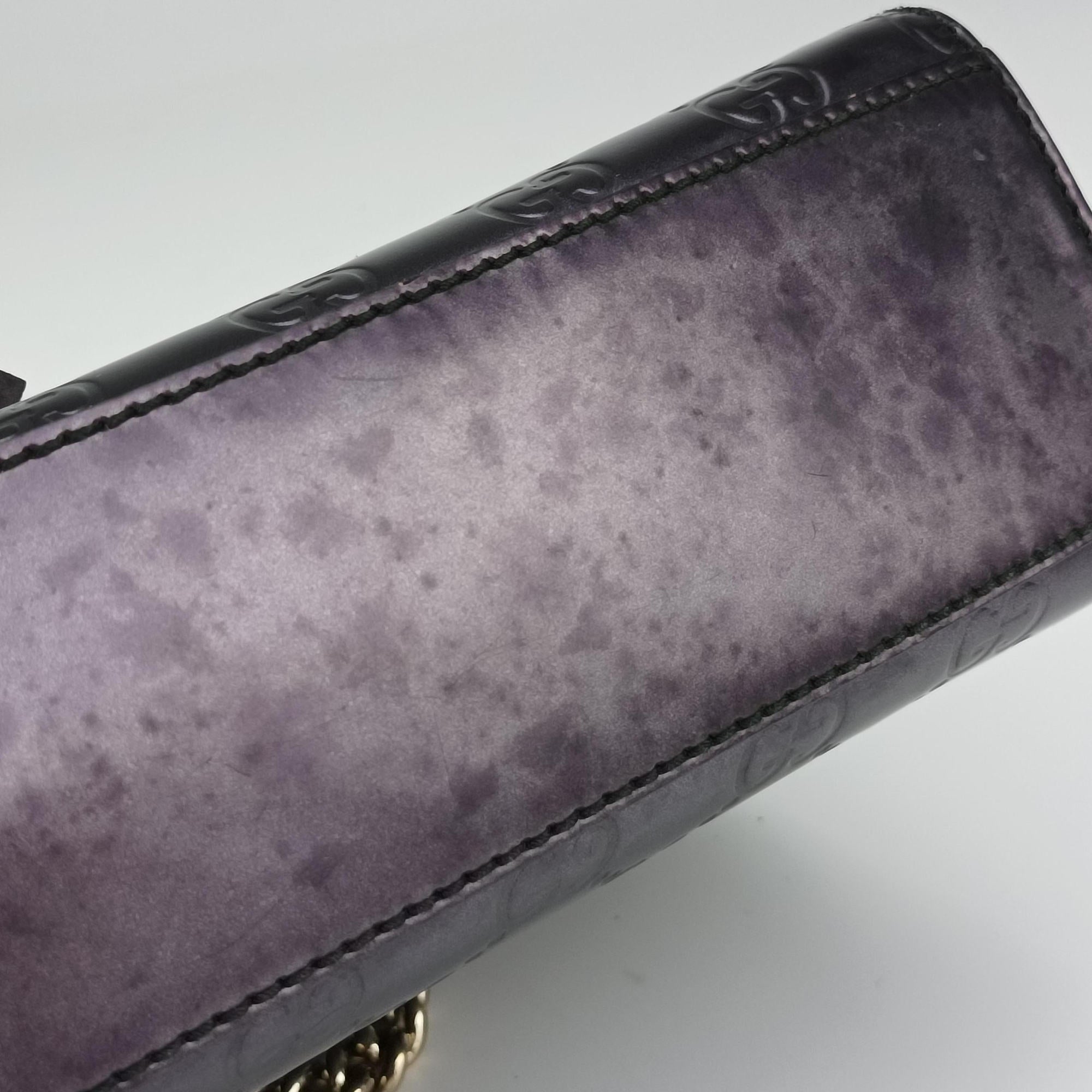 Vintage Gucci Emily Purple Patent Leather 295402 shoulderbag | stylenewstar