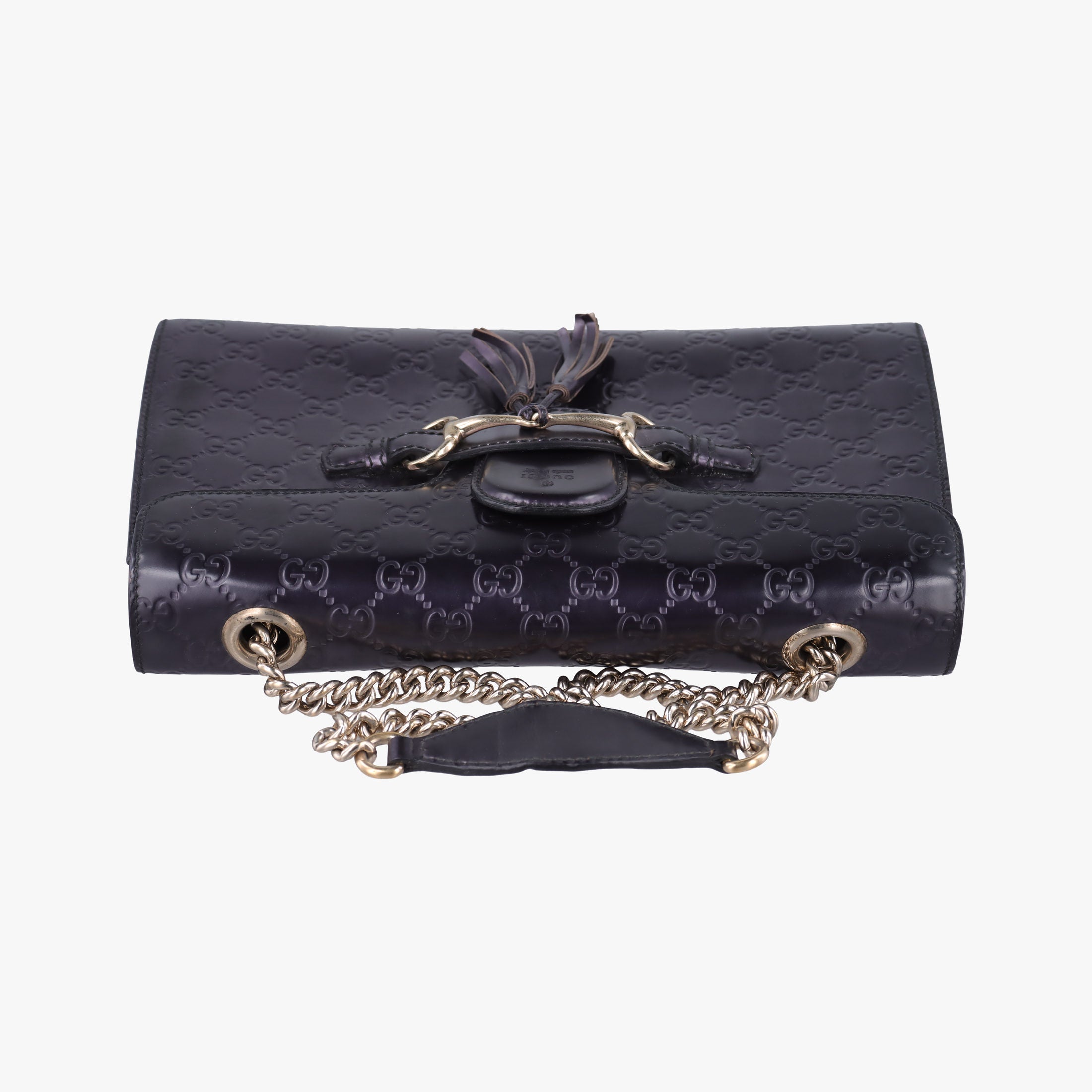 Vintage Gucci Emily Purple Patent Leather 295402 shoulderbag | stylenewstar