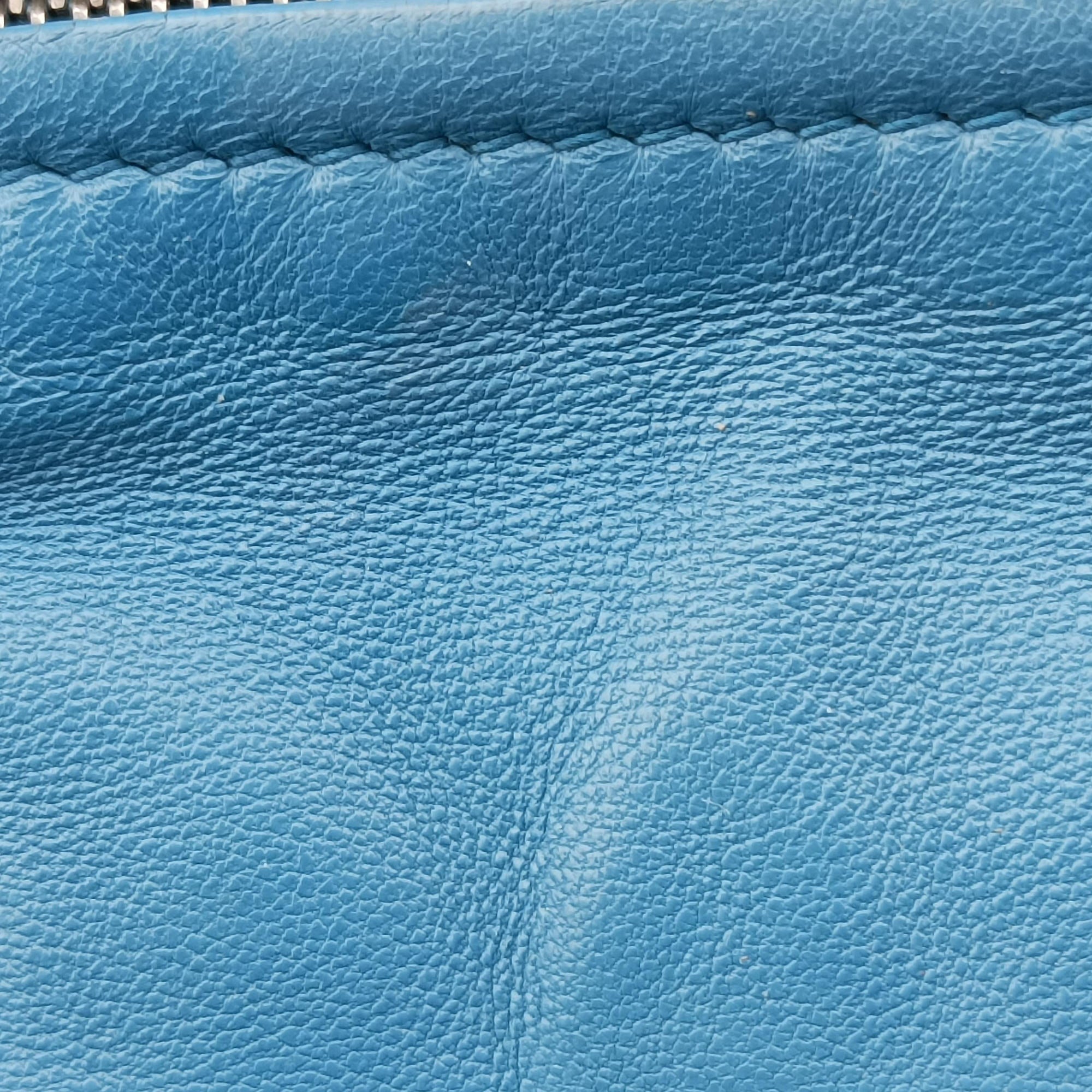 Pre-owned Bottega Veneta Intrecciato Blue lambskin  shoulderbag | stylenewstar