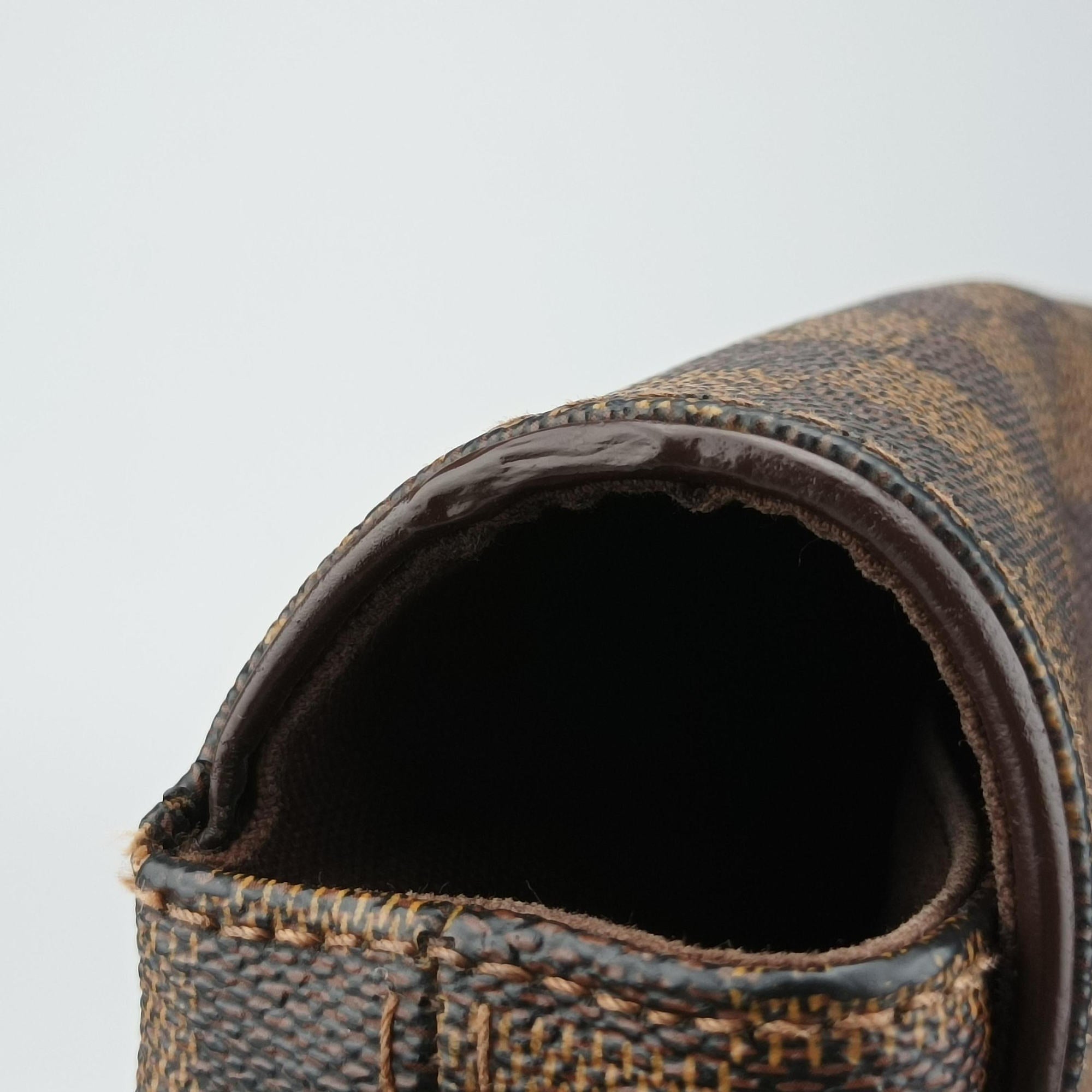 Pre-owned Louis Vuitton BROOKLYN MM EBENE Damier Canvas N51211 shoulderbag | stylenewstar