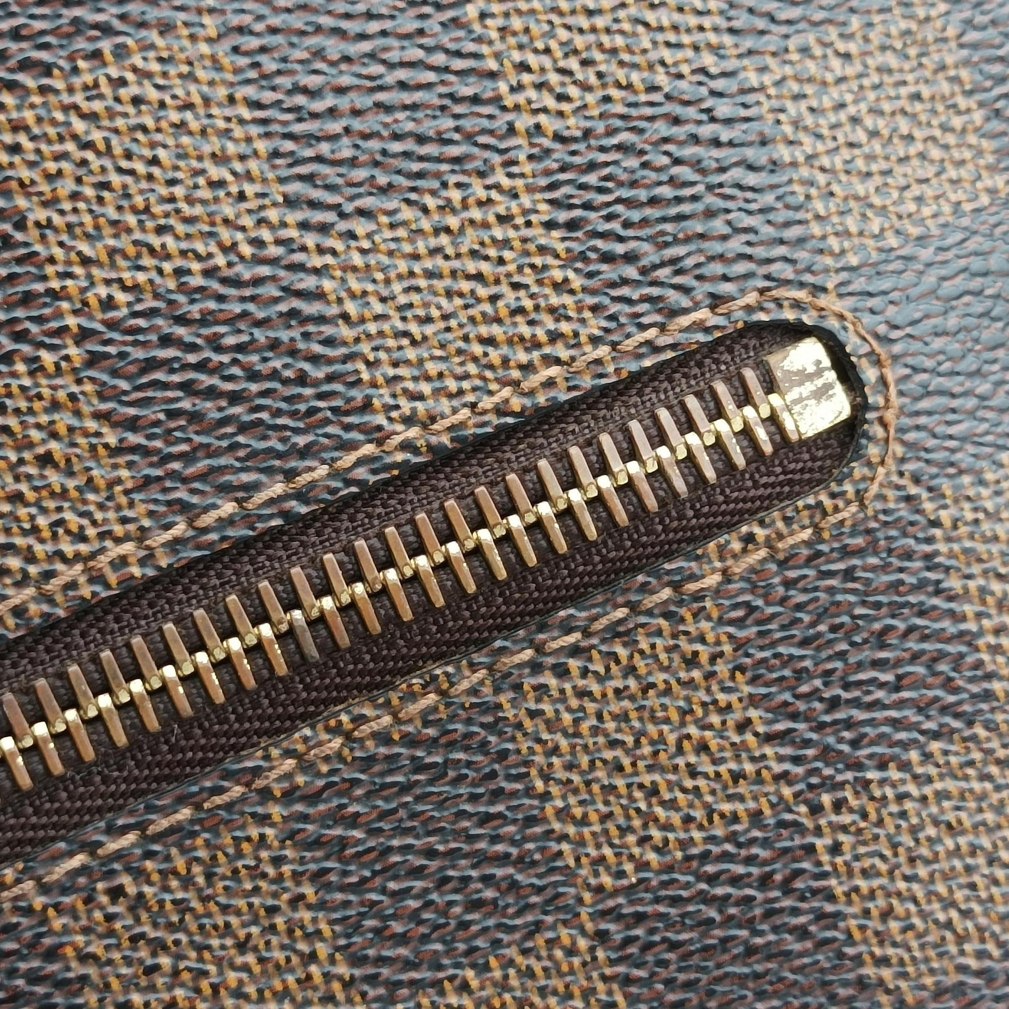 Pre-owned Louis Vuitton BROOKLYN MM EBENE Damier Canvas N51211 shoulderbag | stylenewstar