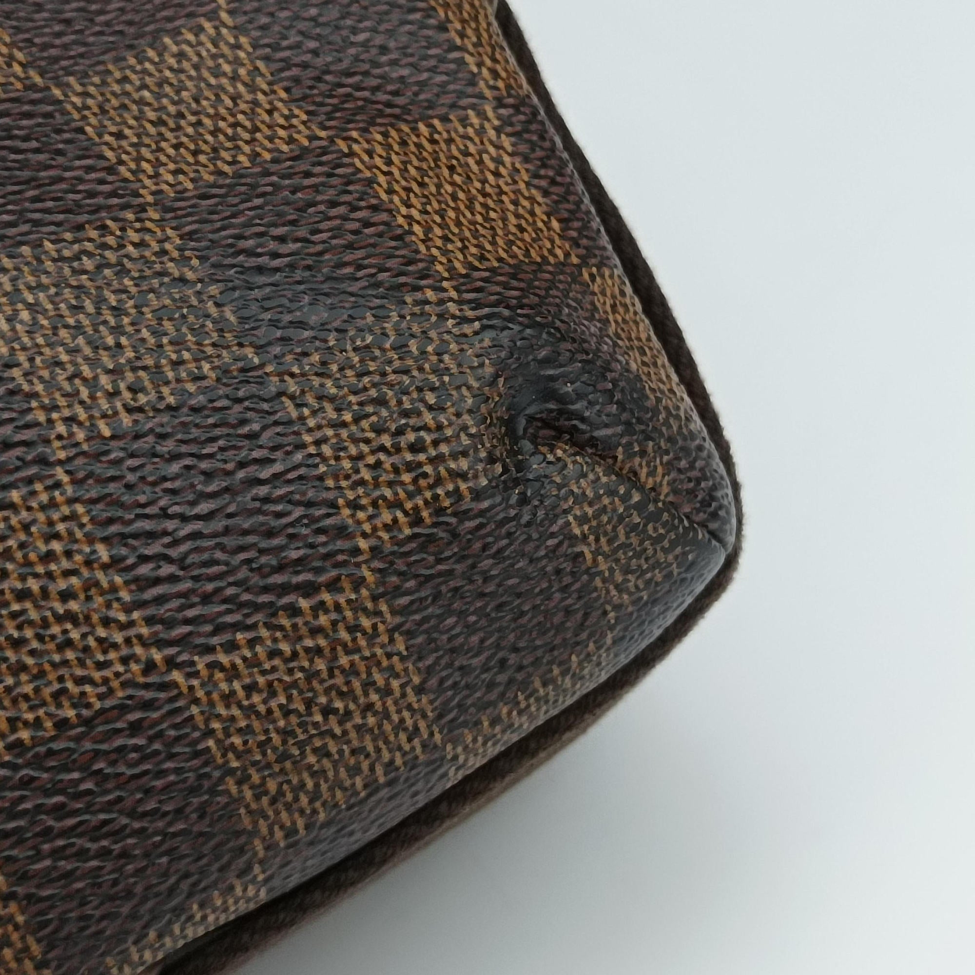 Pre-owned Louis Vuitton BROOKLYN MM EBENE Damier Canvas N51211 shoulderbag | stylenewstar
