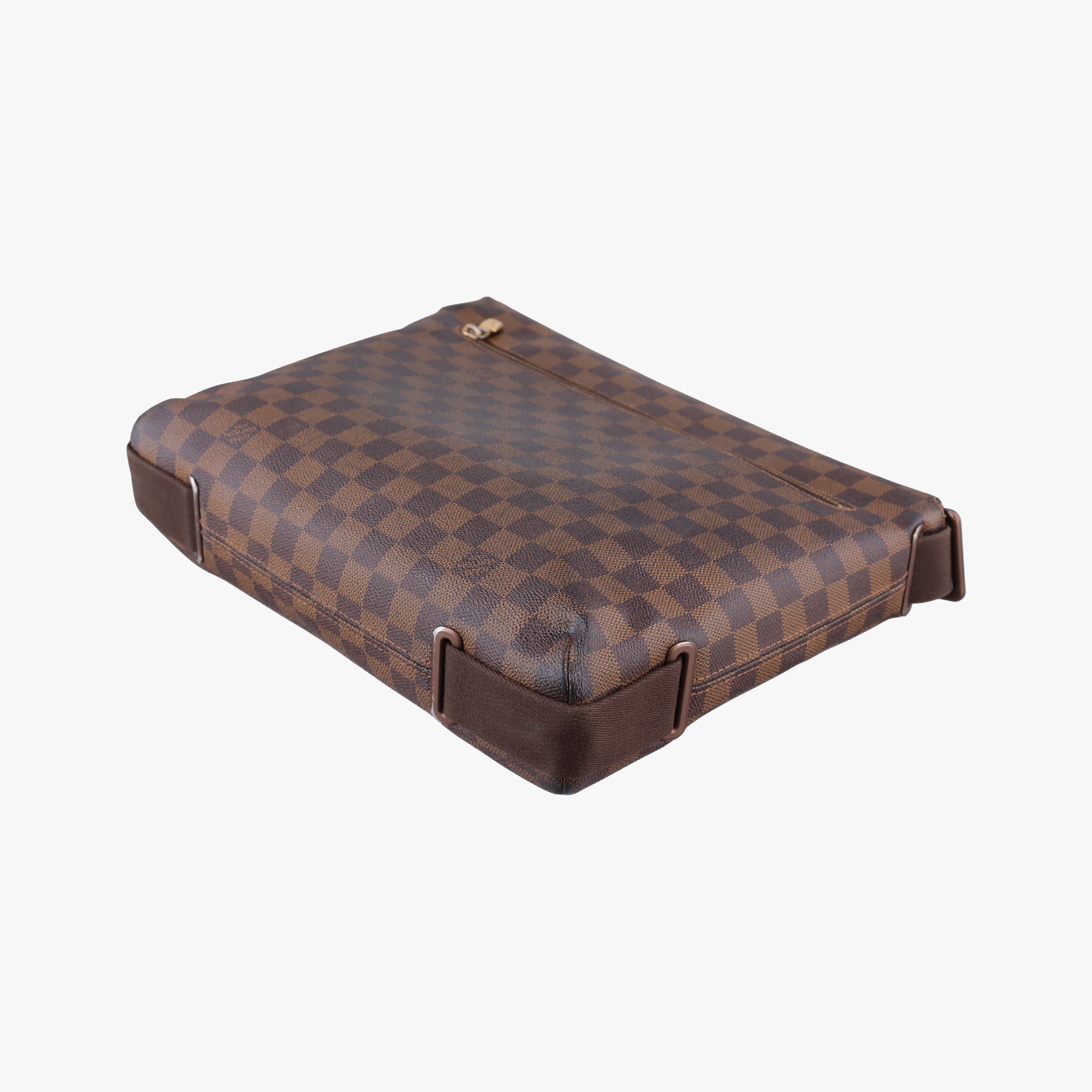Pre-owned Louis Vuitton BROOKLYN MM EBENE Damier Canvas N51211 shoulderbag | stylenewstar