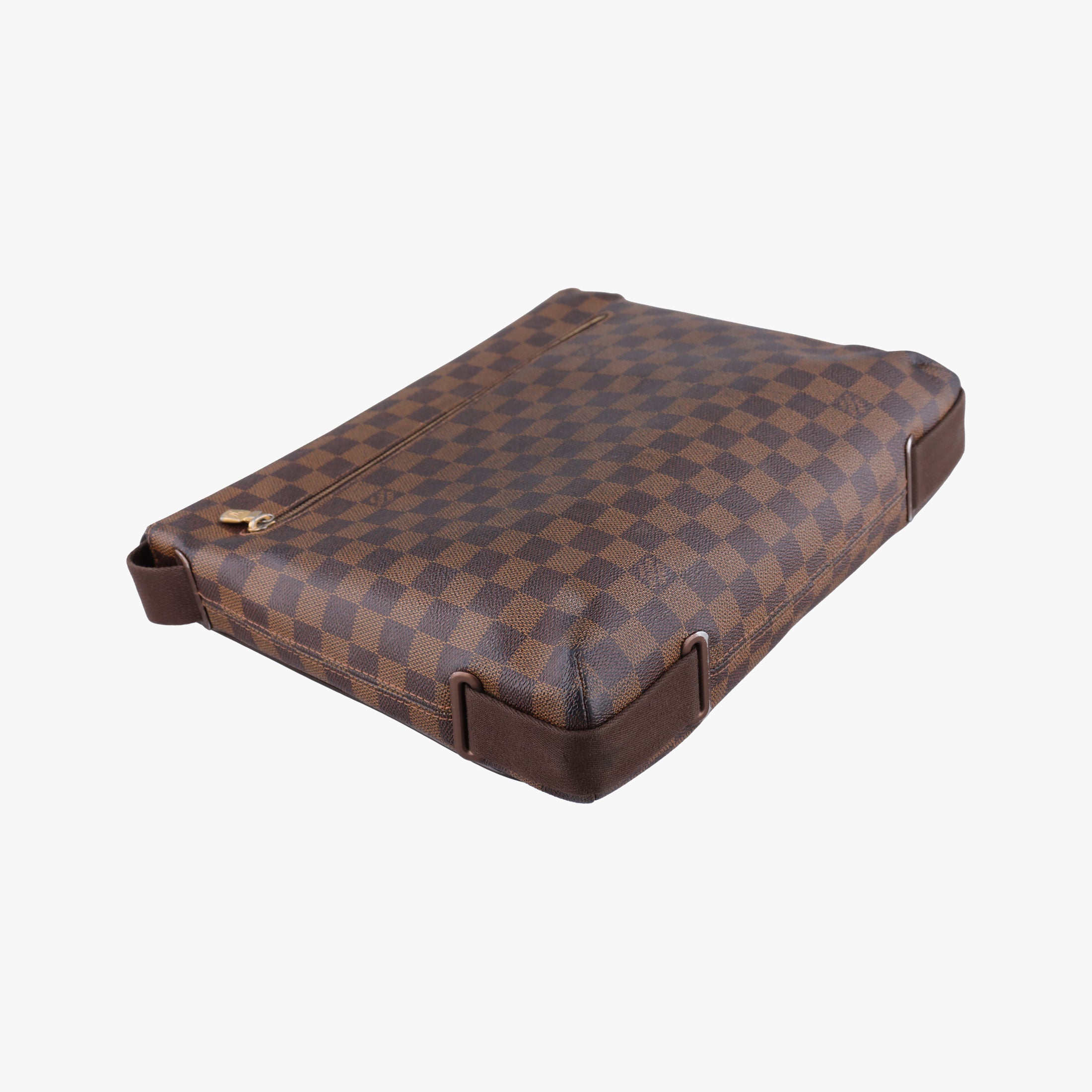 Pre-owned Louis Vuitton BROOKLYN MM EBENE Damier Canvas N51211 shoulderbag | stylenewstar