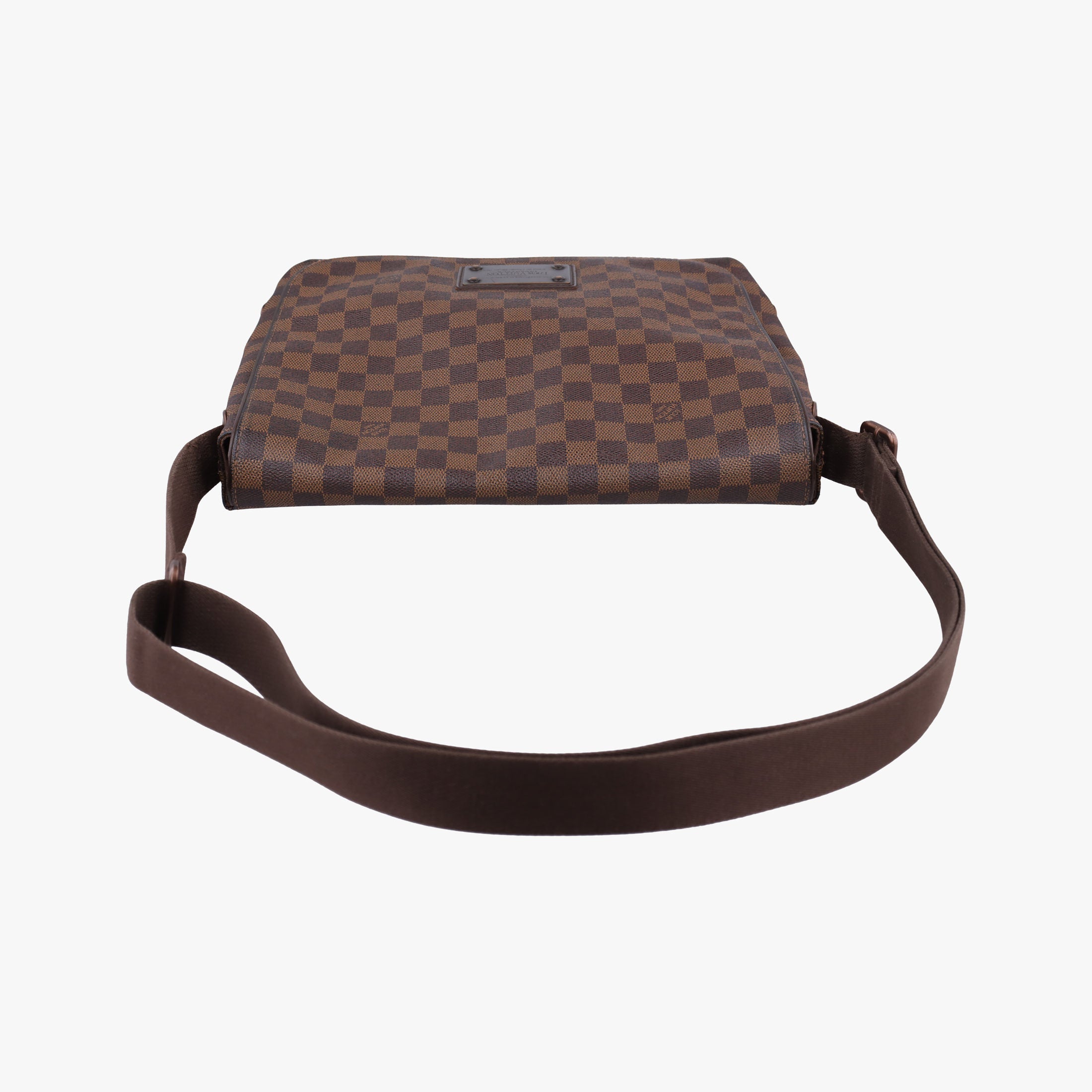 Pre-owned Louis Vuitton BROOKLYN MM EBENE Damier Canvas N51211 shoulderbag | stylenewstar