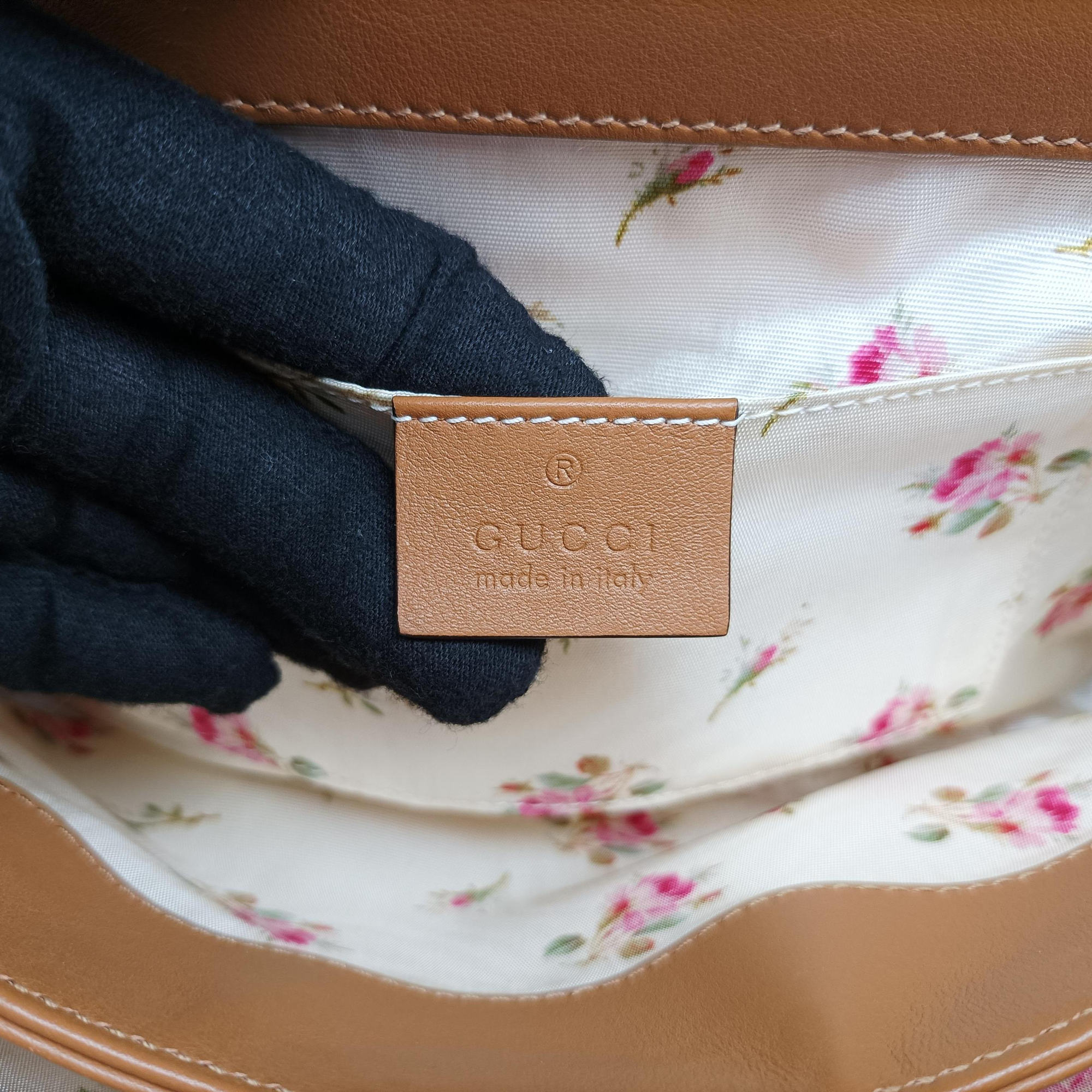 Pre-owned Gucci Ophidia Multicolour straw 503877 shoulderbag | stylenewstar