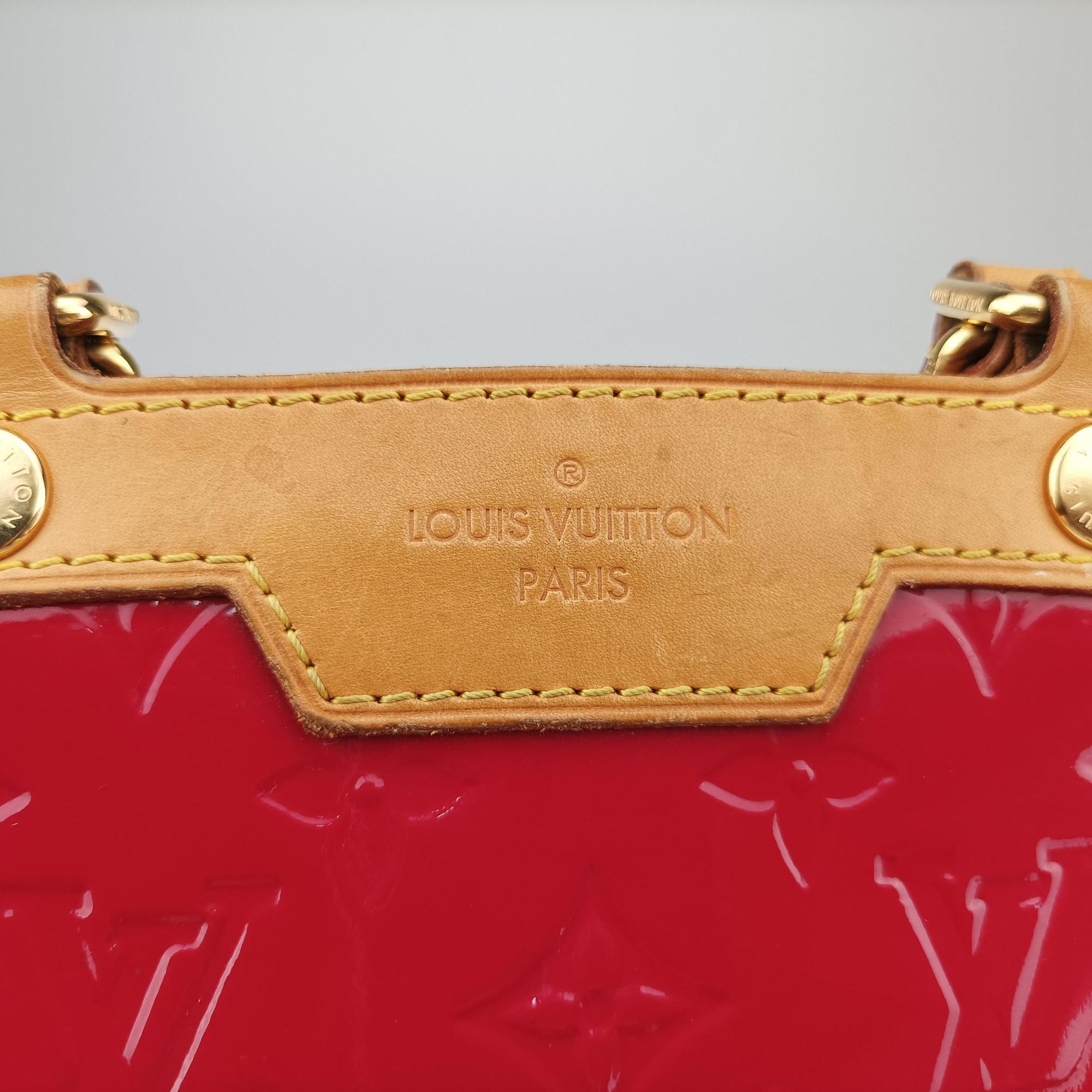 Pre-owned Louis Vuitton Brea MM ROSE INDIEN Vernis M91798 shoulderbag | stylenewstar