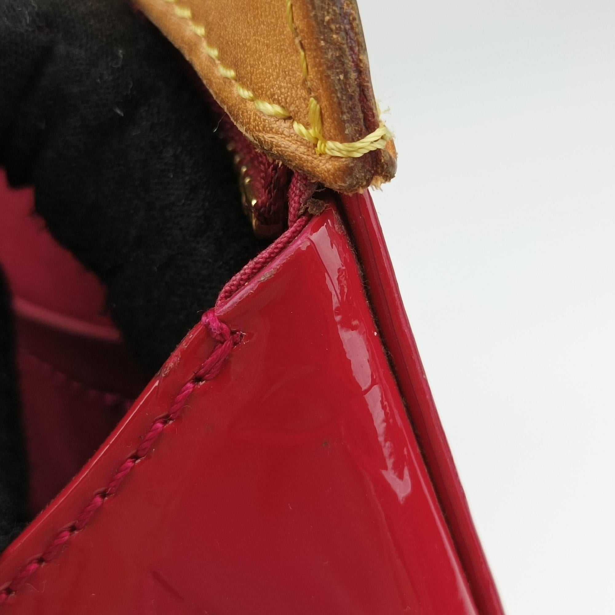 Pre-owned Louis Vuitton Brea MM ROSE INDIEN Vernis M91798 shoulderbag | stylenewstar
