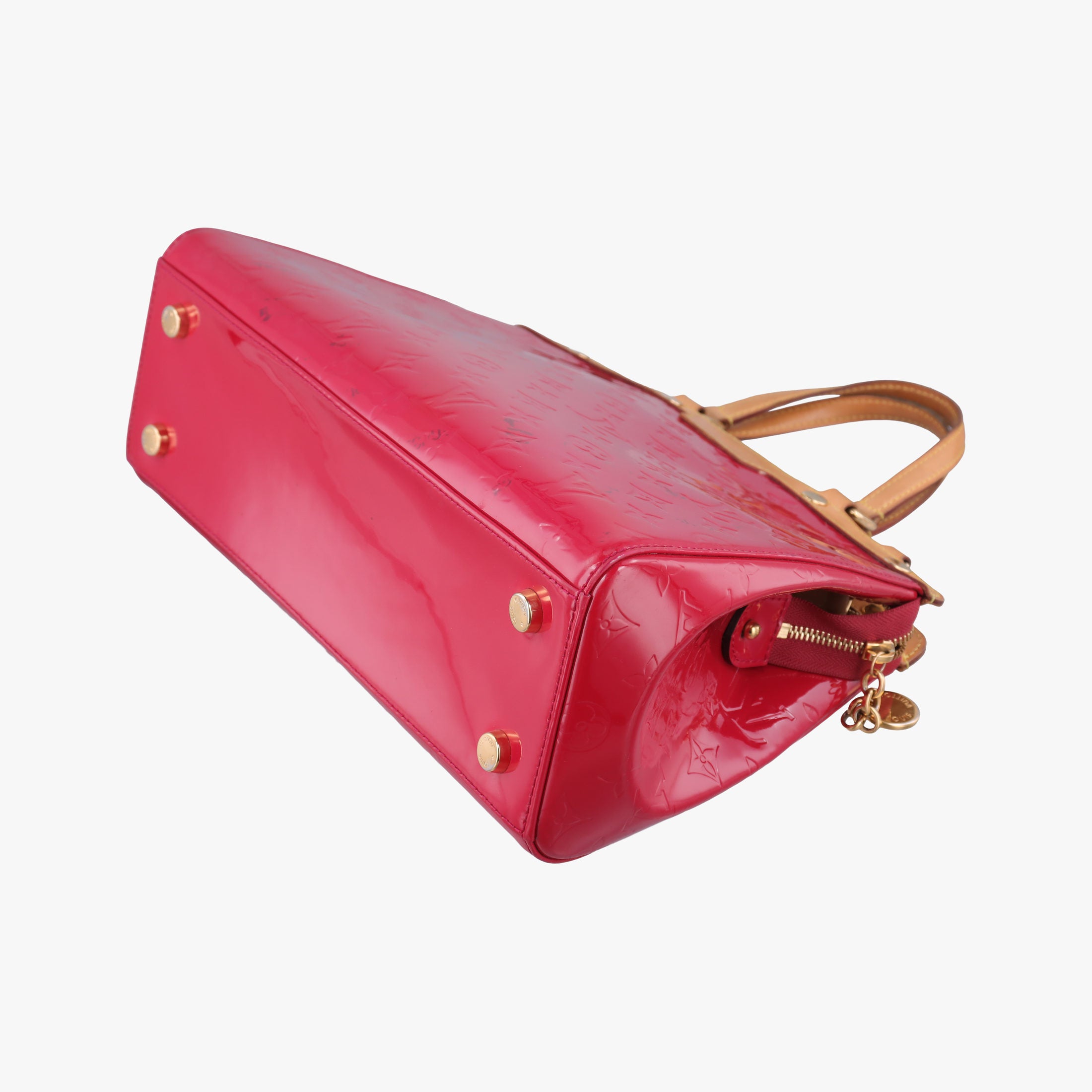 Pre-owned Louis Vuitton Brea MM ROSE INDIEN Vernis M91798 shoulderbag | stylenewstar