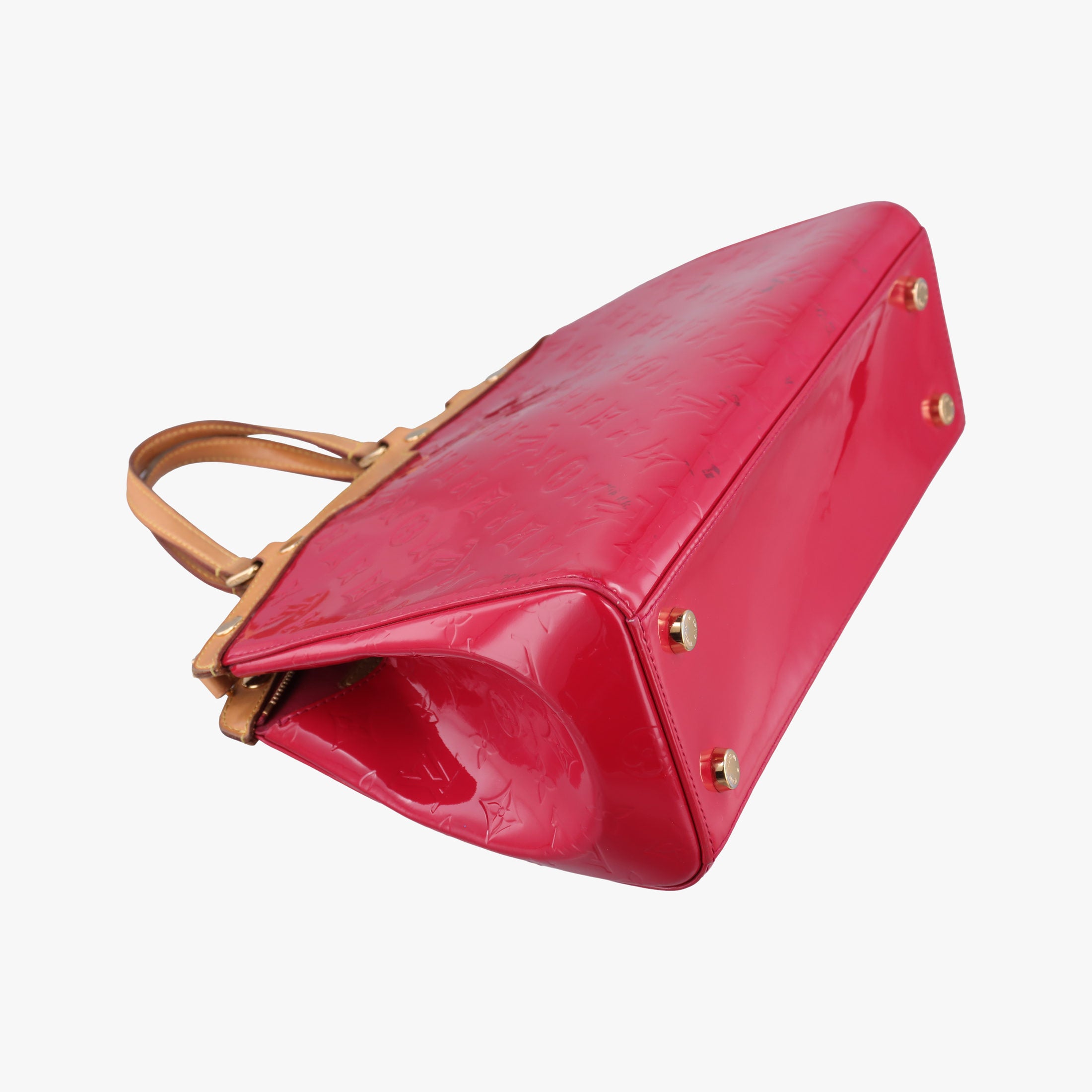 Pre-owned Louis Vuitton Brea MM ROSE INDIEN Vernis M91798 shoulderbag | stylenewstar