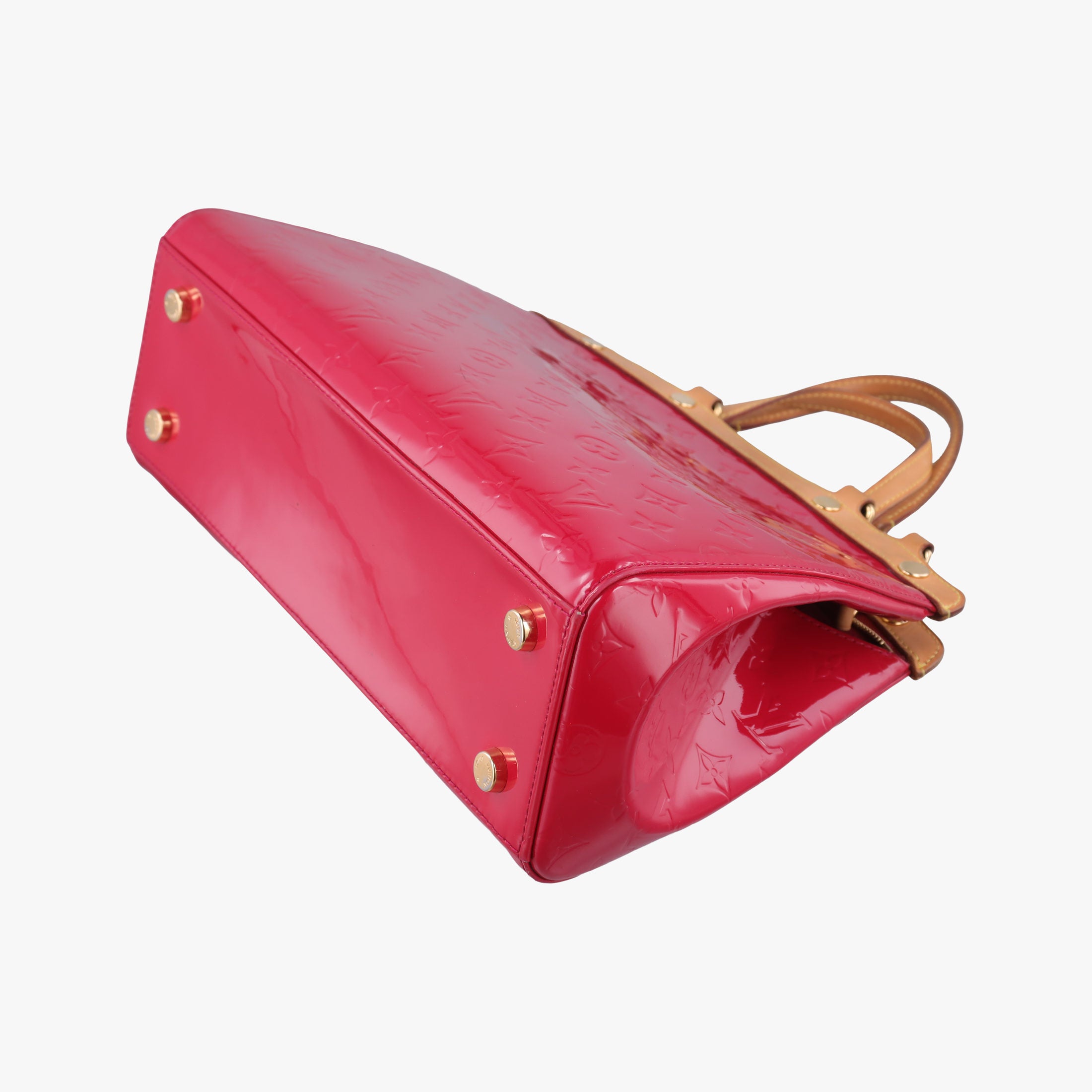 Pre-owned Louis Vuitton Brea MM ROSE INDIEN Vernis M91798 shoulderbag | stylenewstar