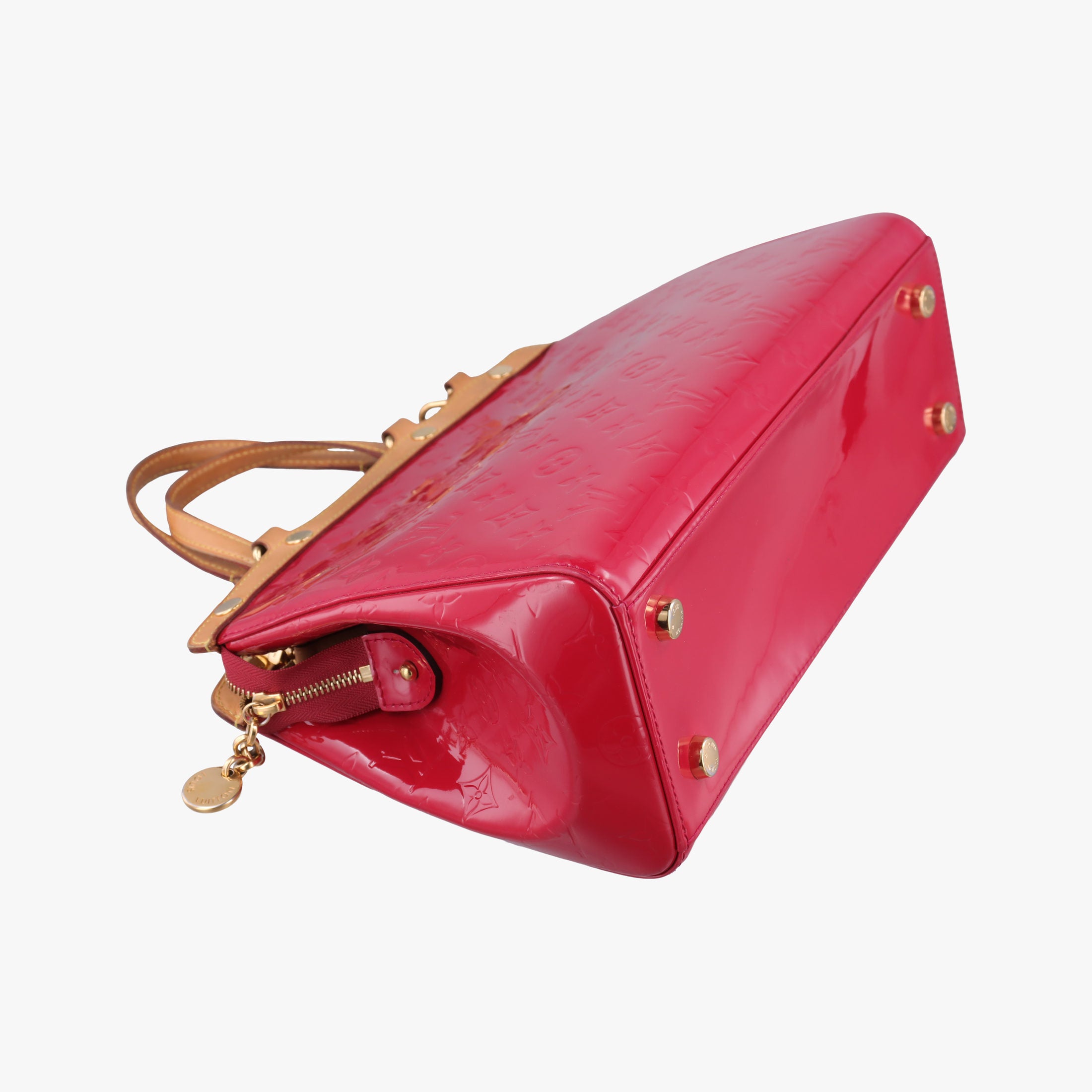Pre-owned Louis Vuitton Brea MM ROSE INDIEN Vernis M91798 shoulderbag | stylenewstar