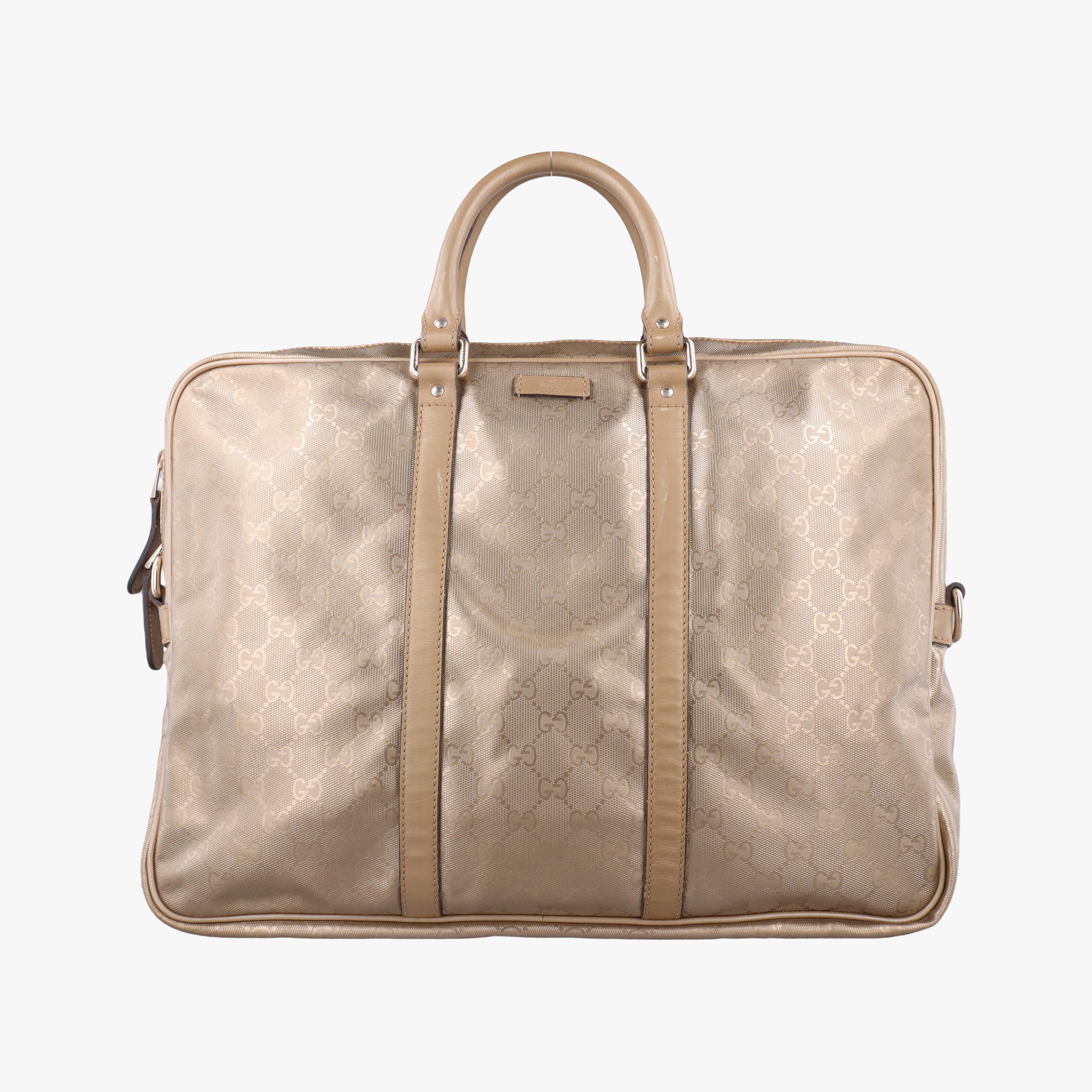 Pre-owned Gucci Diamante Golden PVC coated canvas 208463 handbag | stylenewstar