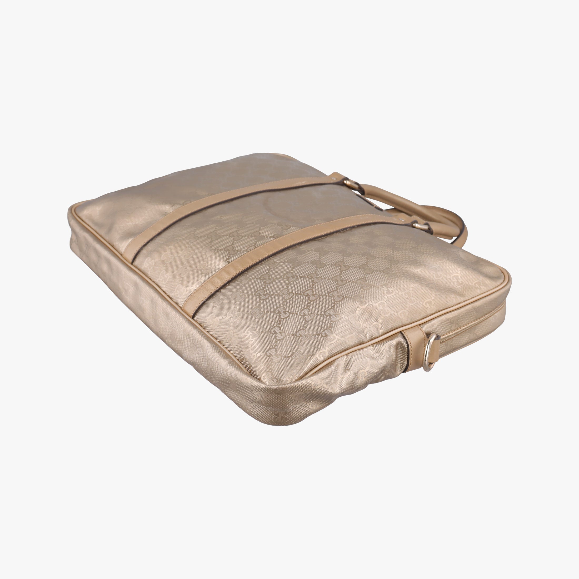 Pre-owned Gucci Diamante Golden PVC coated canvas 208463 handbag | stylenewstar