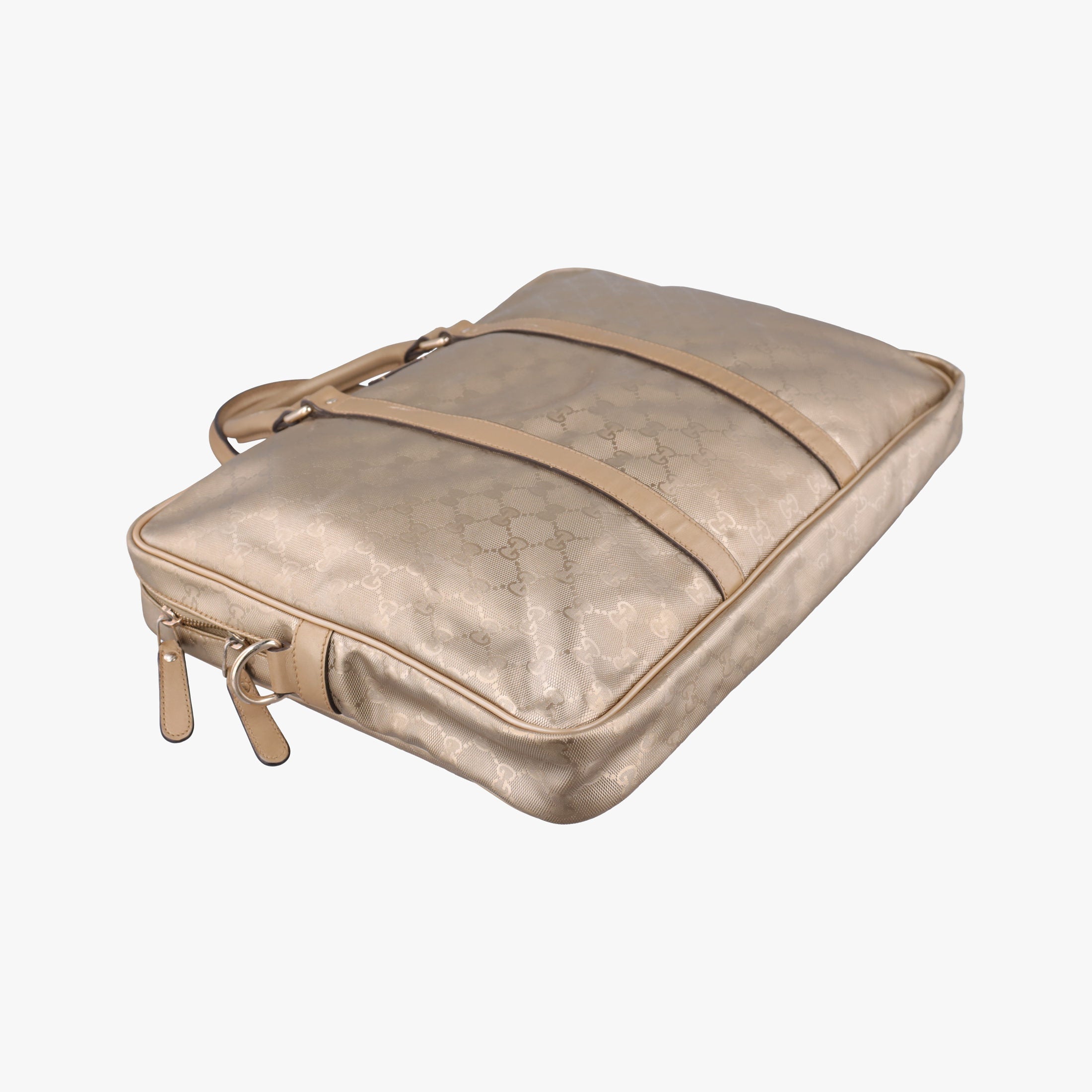 Pre-owned Gucci Diamante Golden PVC coated canvas 208463 handbag | stylenewstar