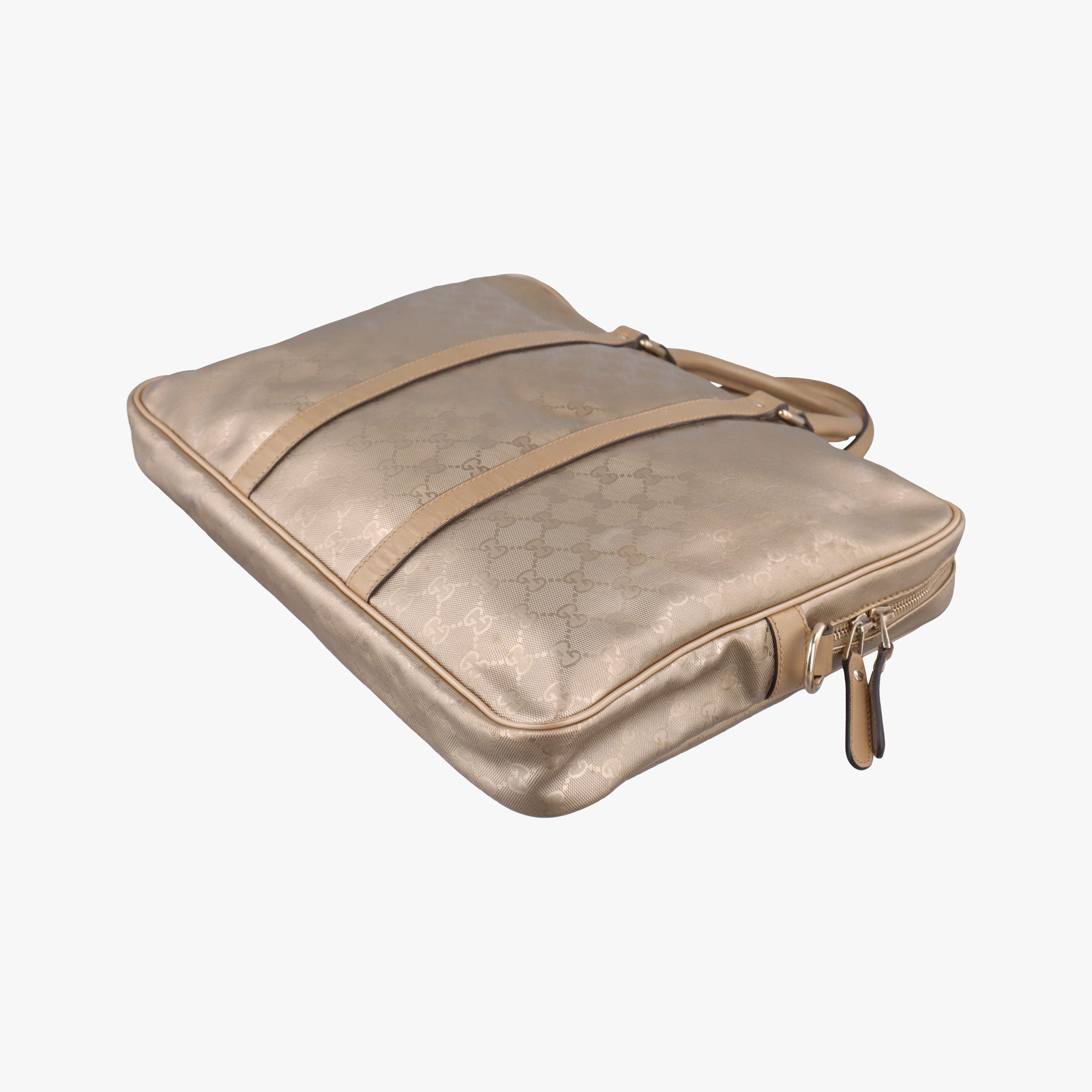 Pre-owned Gucci Diamante Golden PVC coated canvas 208463 handbag | stylenewstar