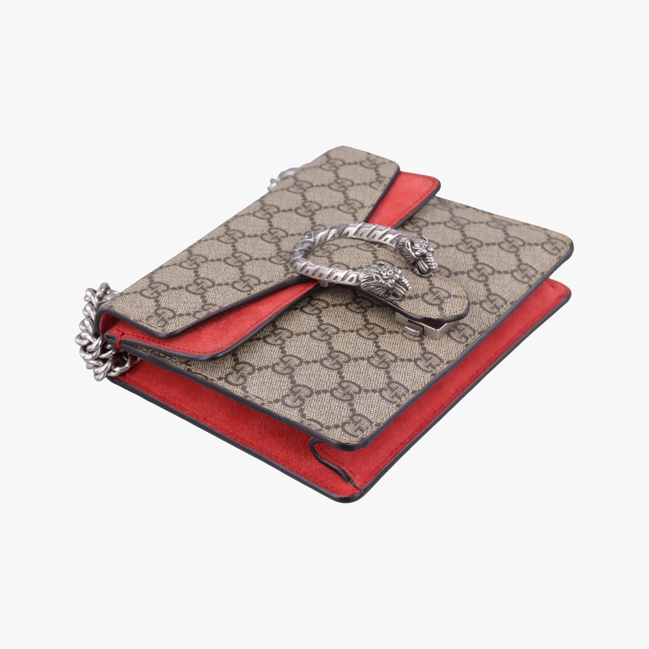 Vintage Gucci Dionysus beige×red PVC coated canvas×suede 421970 shoulderbag | stylenewstar