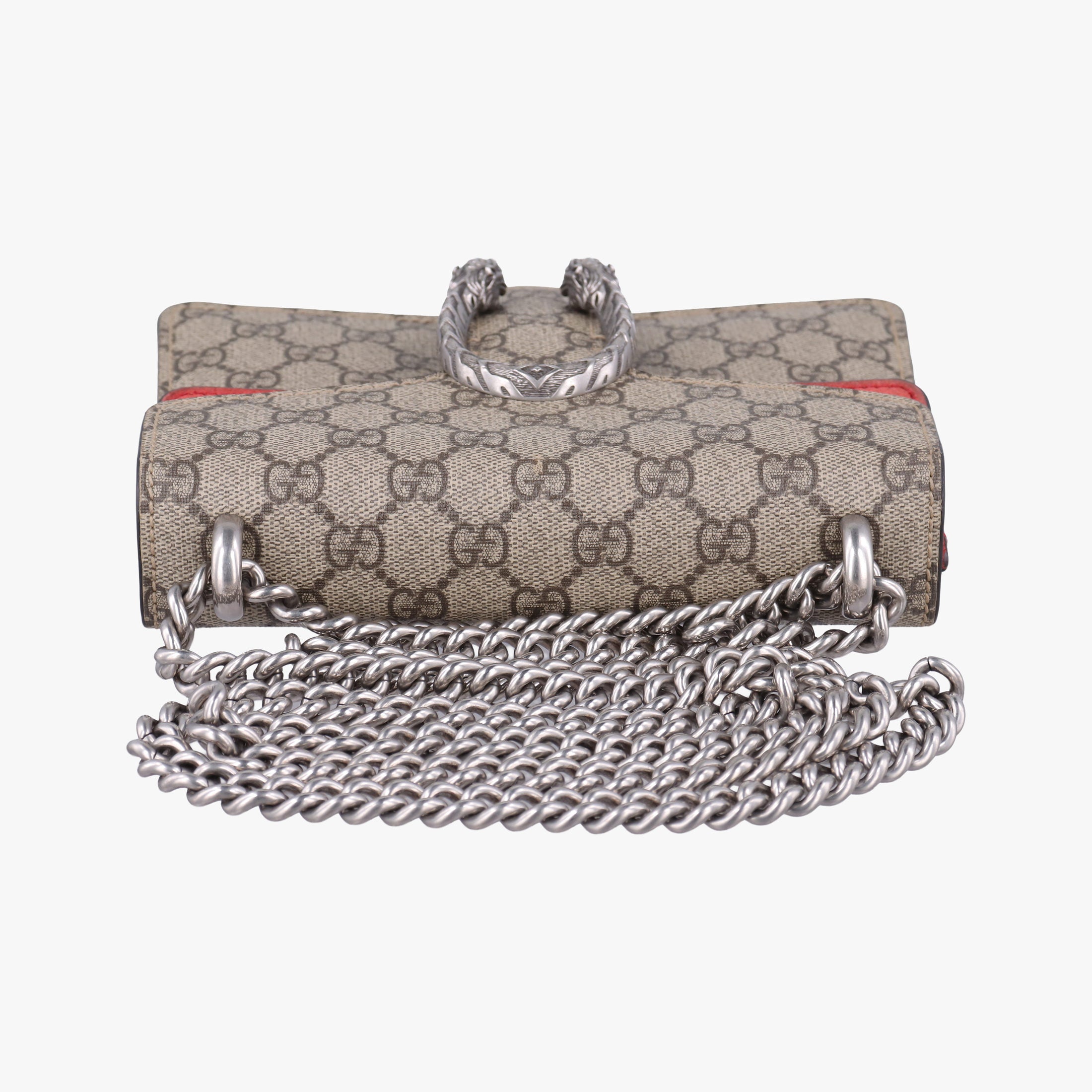 Vintage Gucci Dionysus beige×red PVC coated canvas×suede 421970 shoulderbag | stylenewstar
